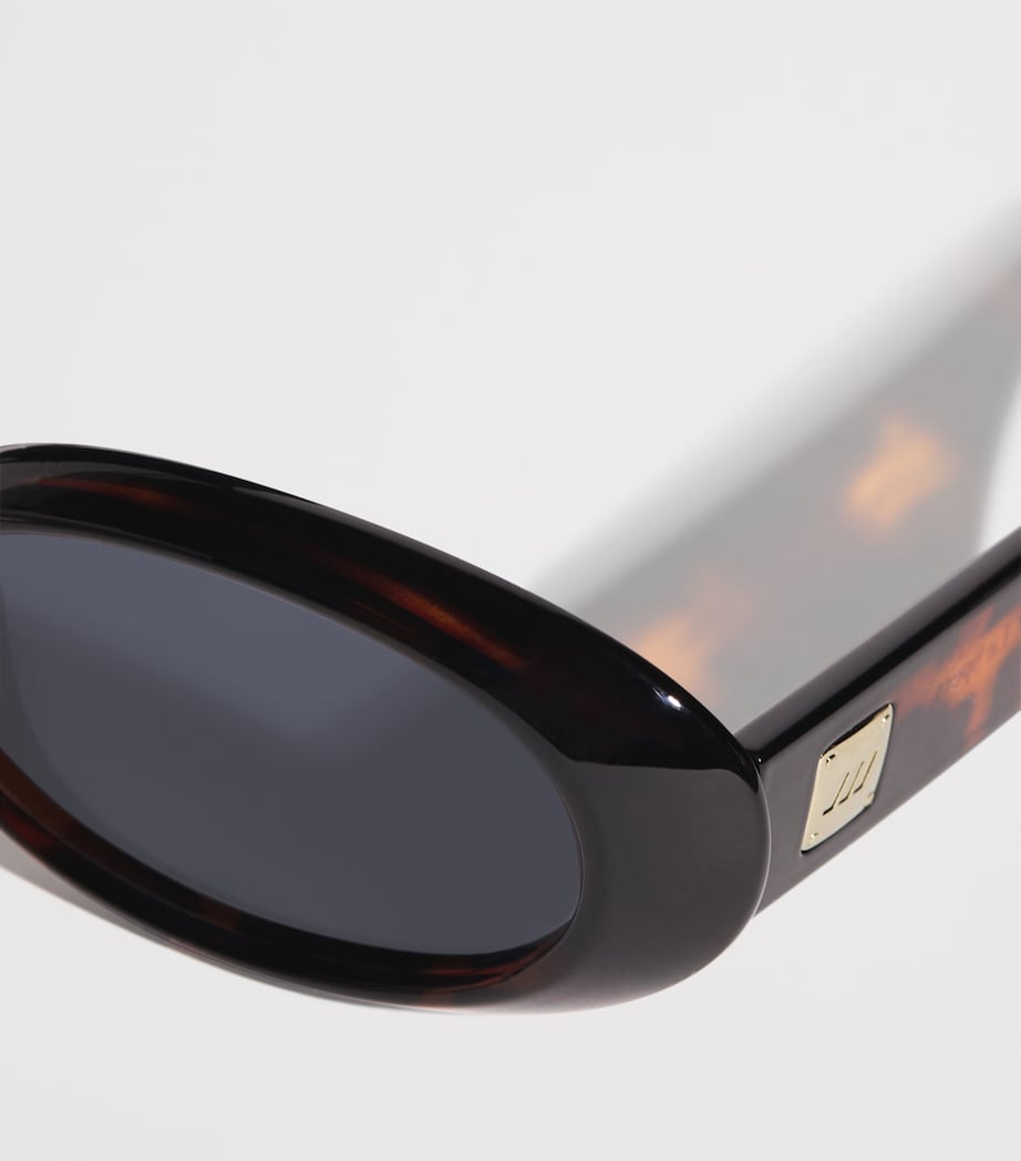 Work It! Oval Sunglasses DARK TORT Image 5