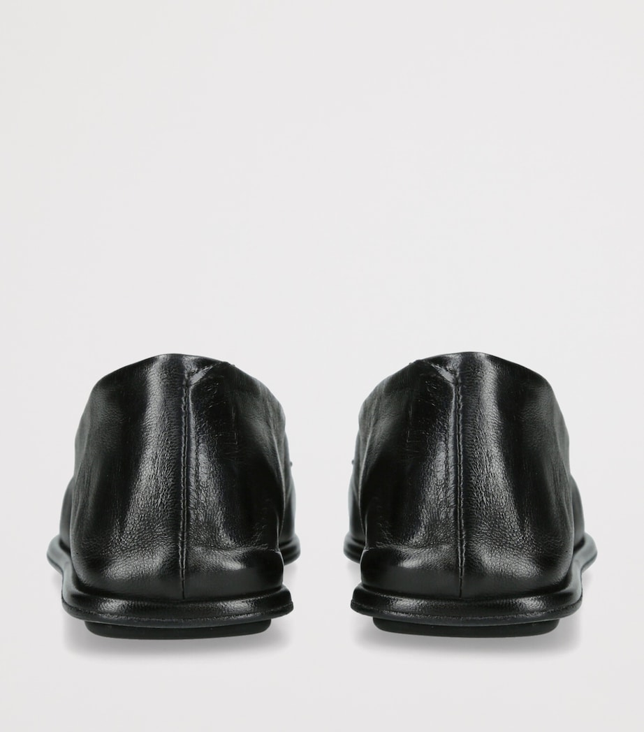 Officine Creative Leather Clover Loafers Black Image 4