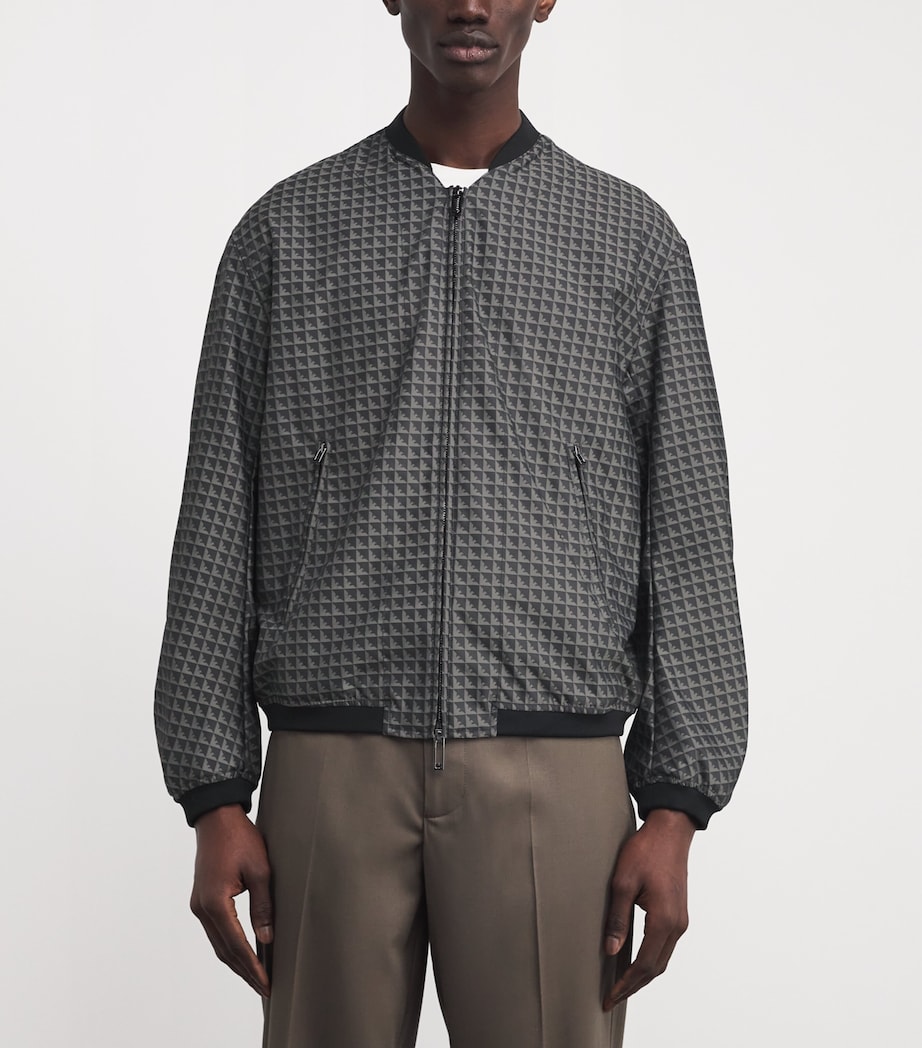 Jacquard Eagle Bomber Jacket FC227 Image 3