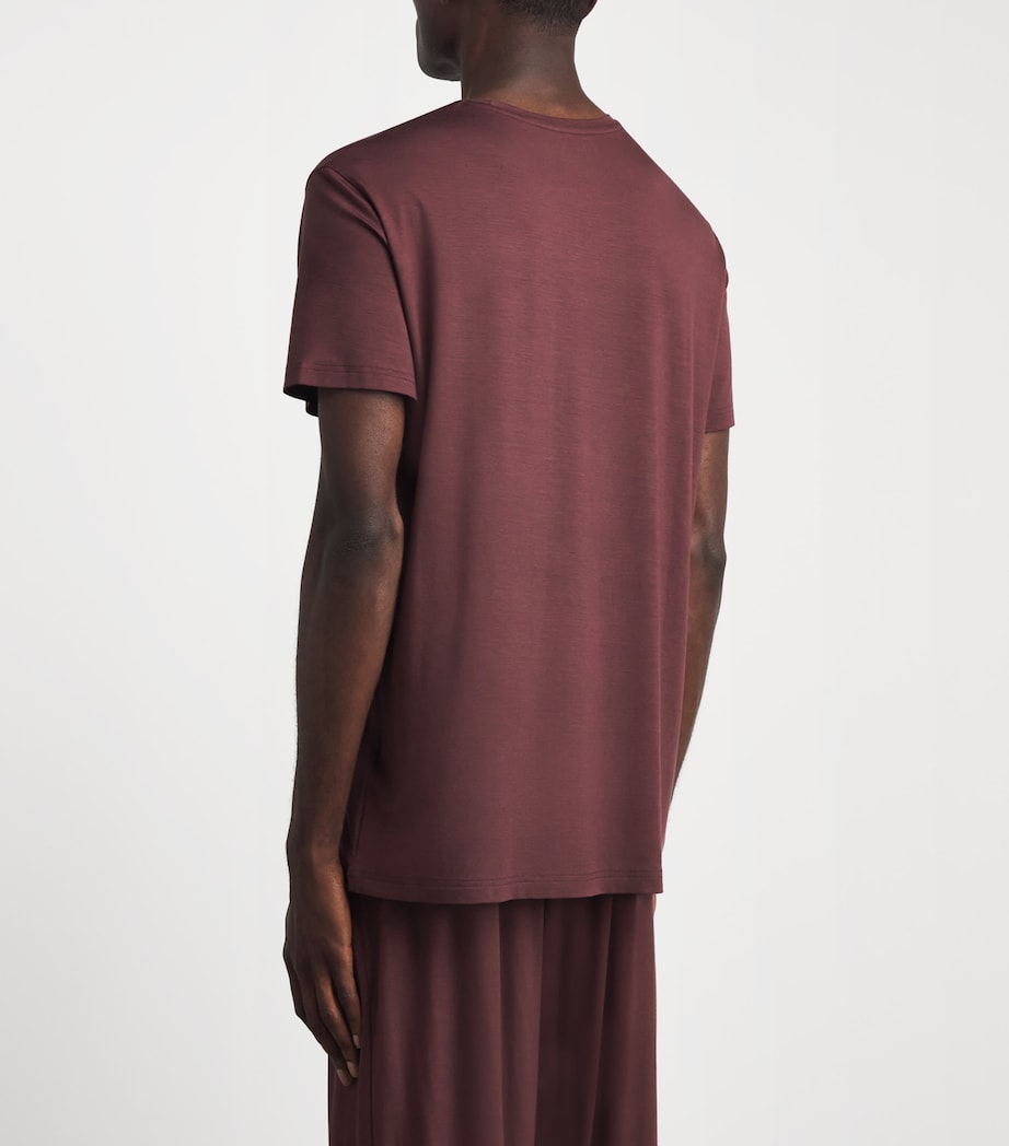 Derek Rose Mens Basel Lounge T-Shirt Bro Image 5