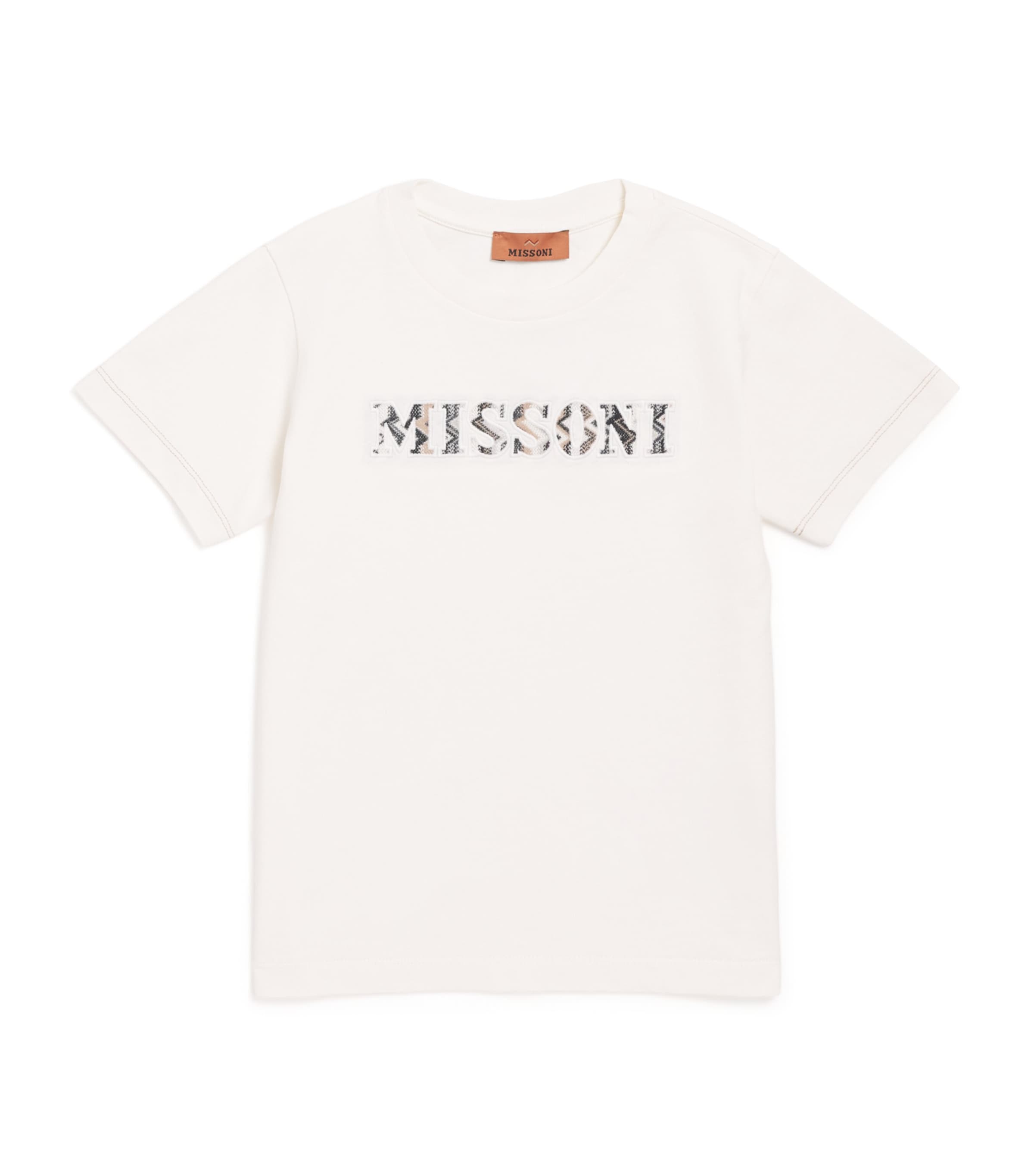 Missoni Kids Cotton Embroidered Logo T-Shirt (4-14 Years) Image 1