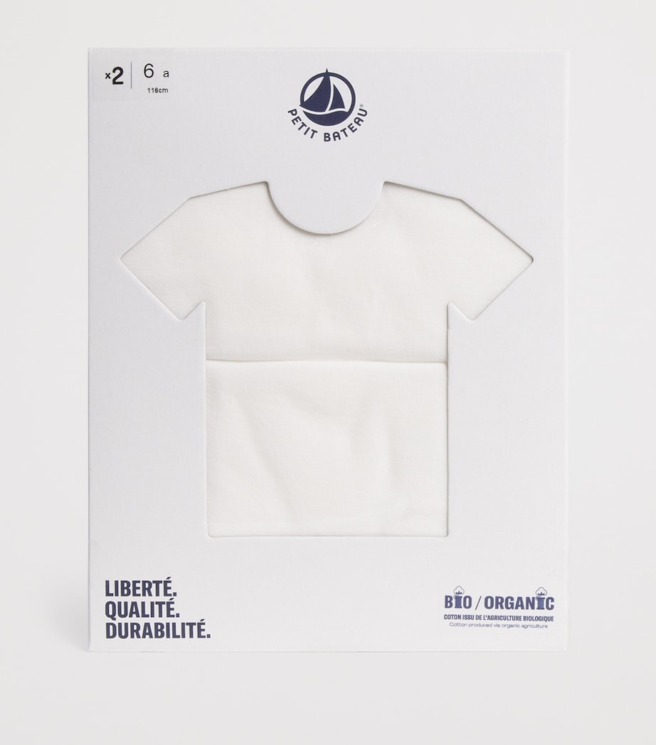 Set of 2 Organic Cotton Vest Tops (2-14 Years) 0VARIANTE 1 Image 3