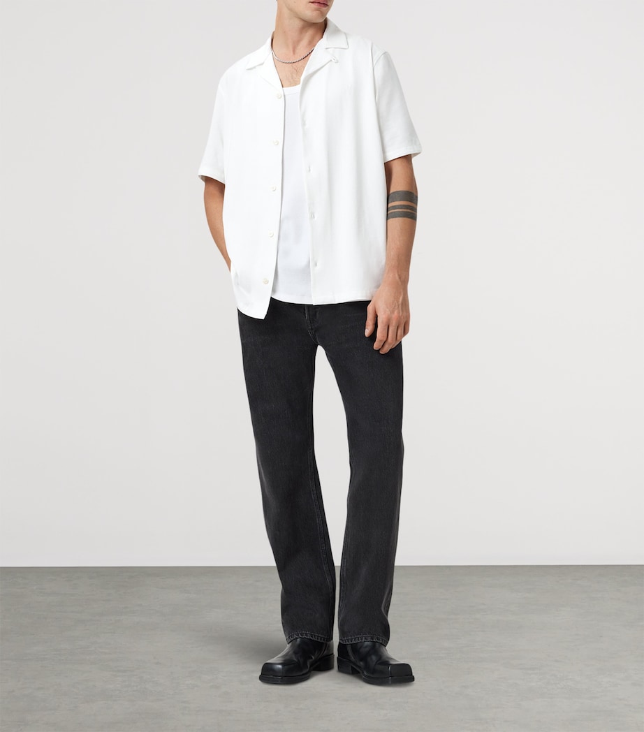 Cotton Hudson Shirt CLIFF WHITE Image 2