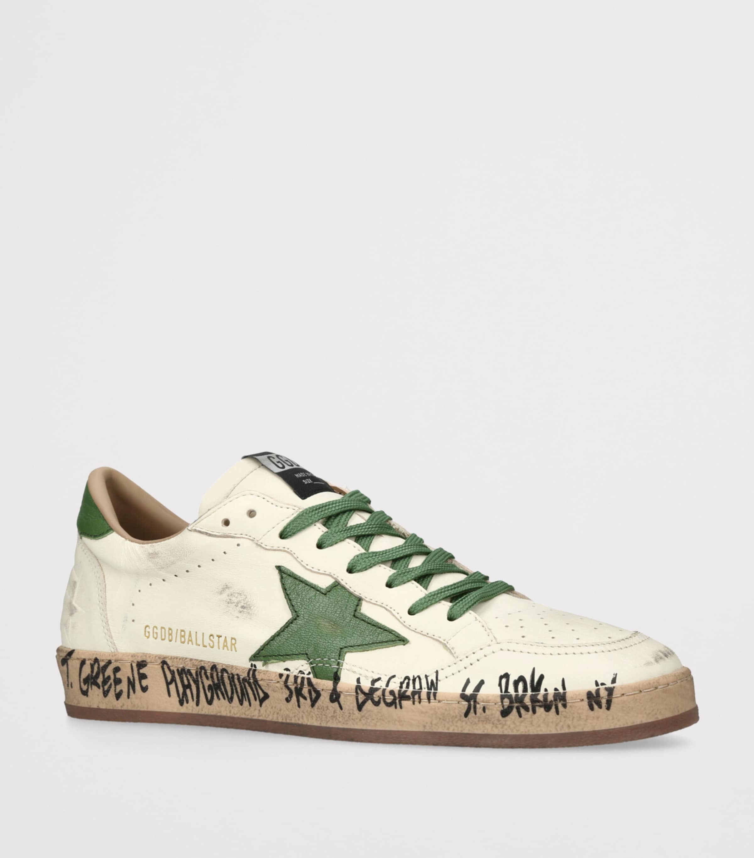Leather Ball Star Sneakers WHITE/OTH Image 3