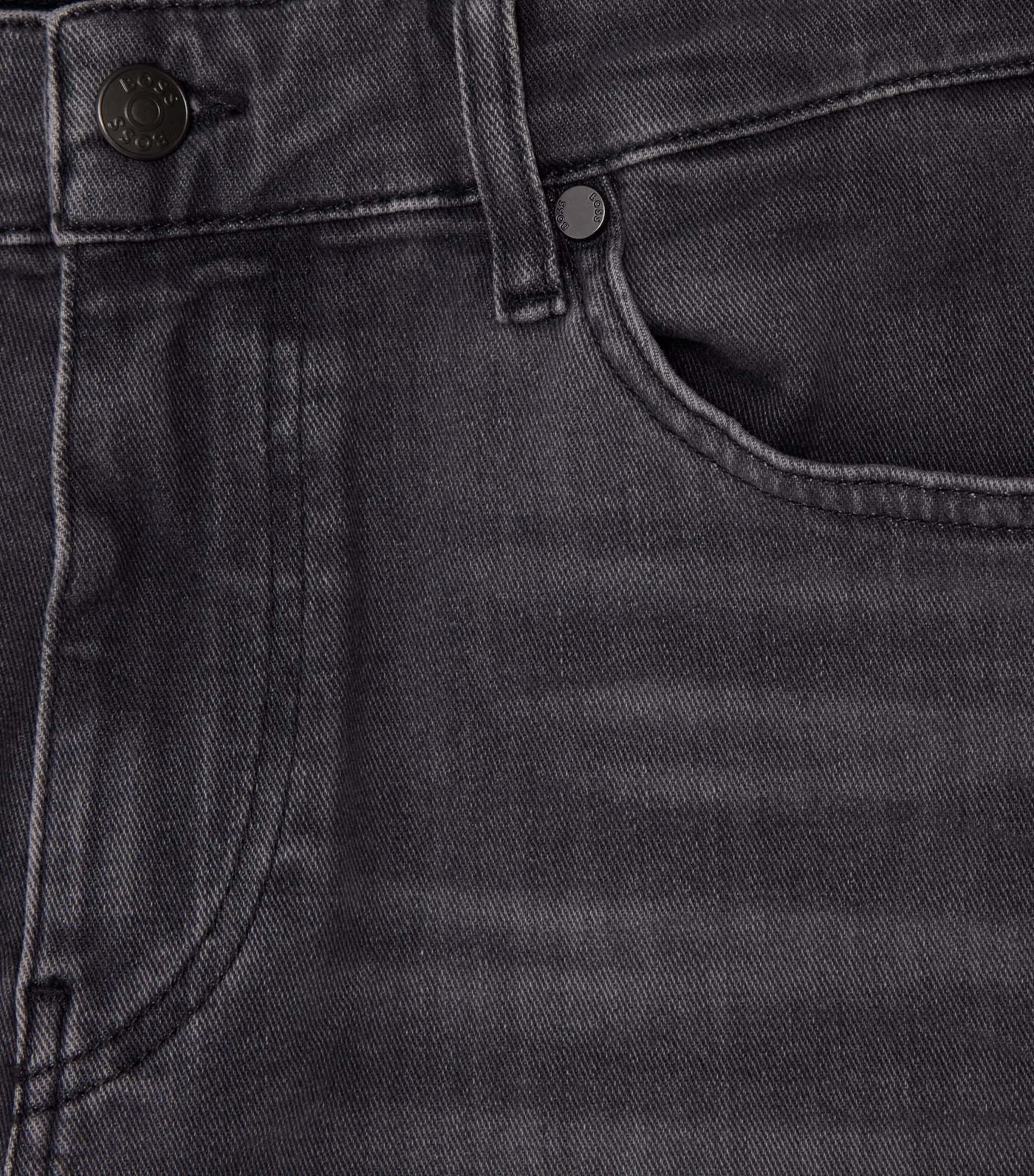 BOSS Mens Delaware Slim Jeans Medium Grery Image 6