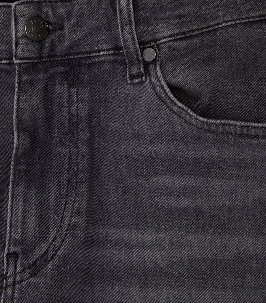 BOSS Mens Delaware Slim Jeans Medium Grery Image 6