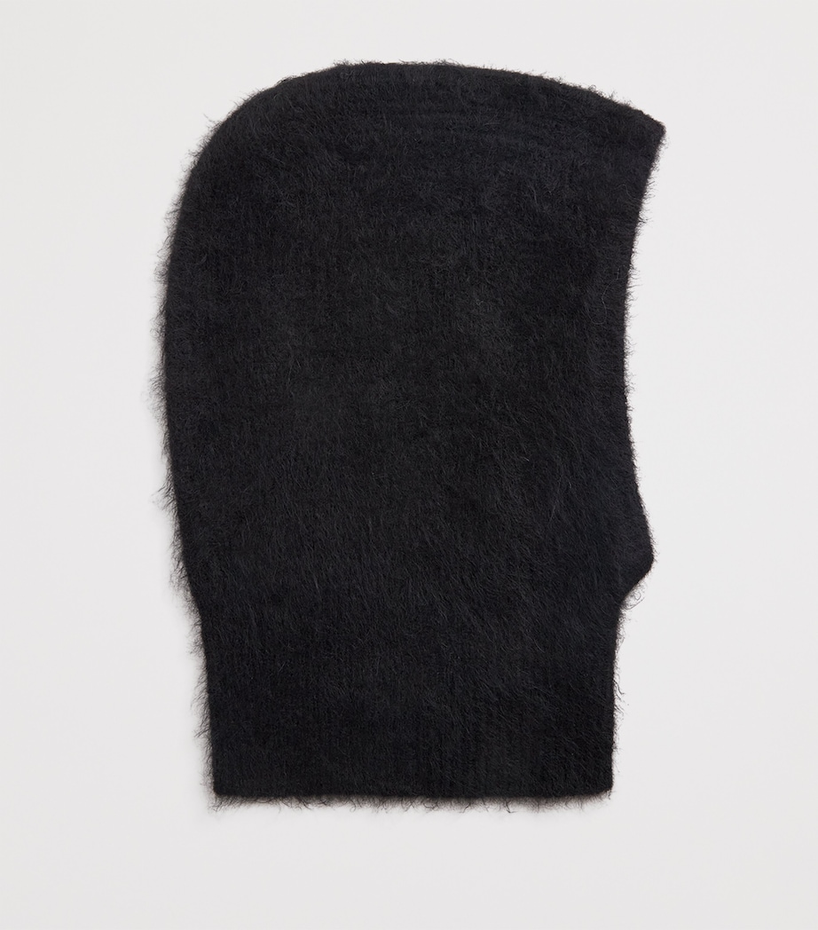 COLE BUXTON Alpaca-Blend Knit Balaclava Black Image 3