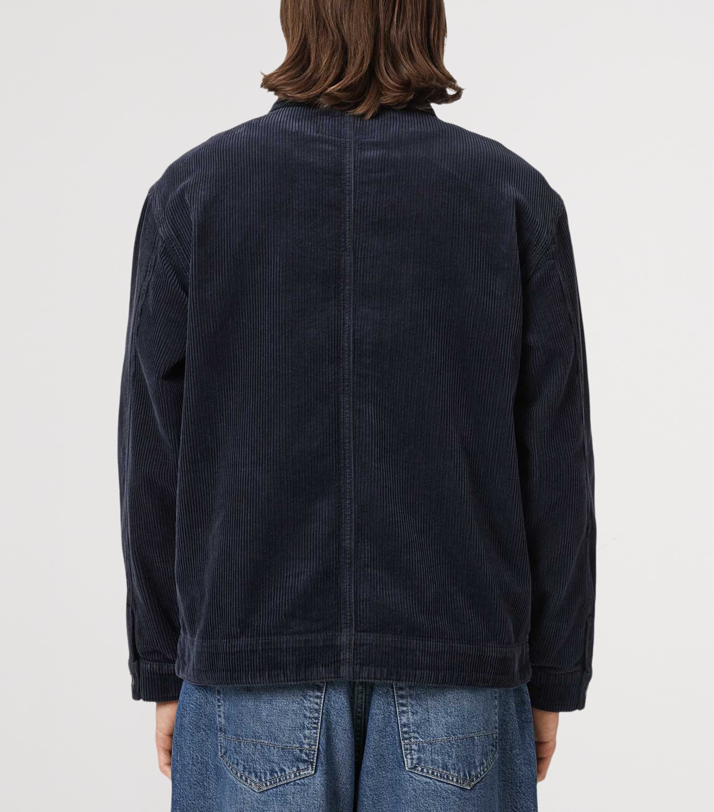 AllSaints Mens Corduroy Castleford Overshirt Moonlit Blue Image 4