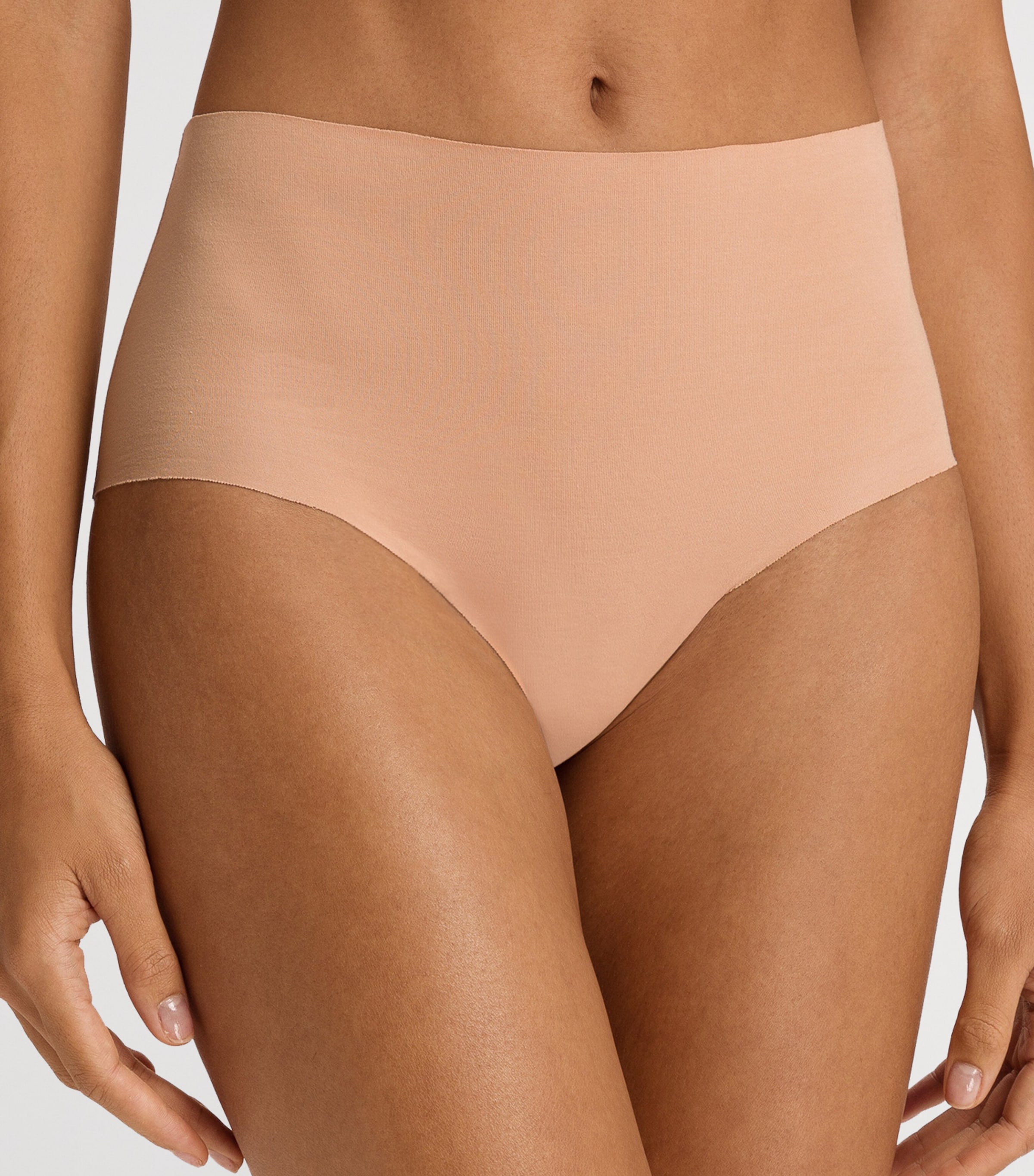 Invisible Cotton Maxi Briefs BEIGE Image 2