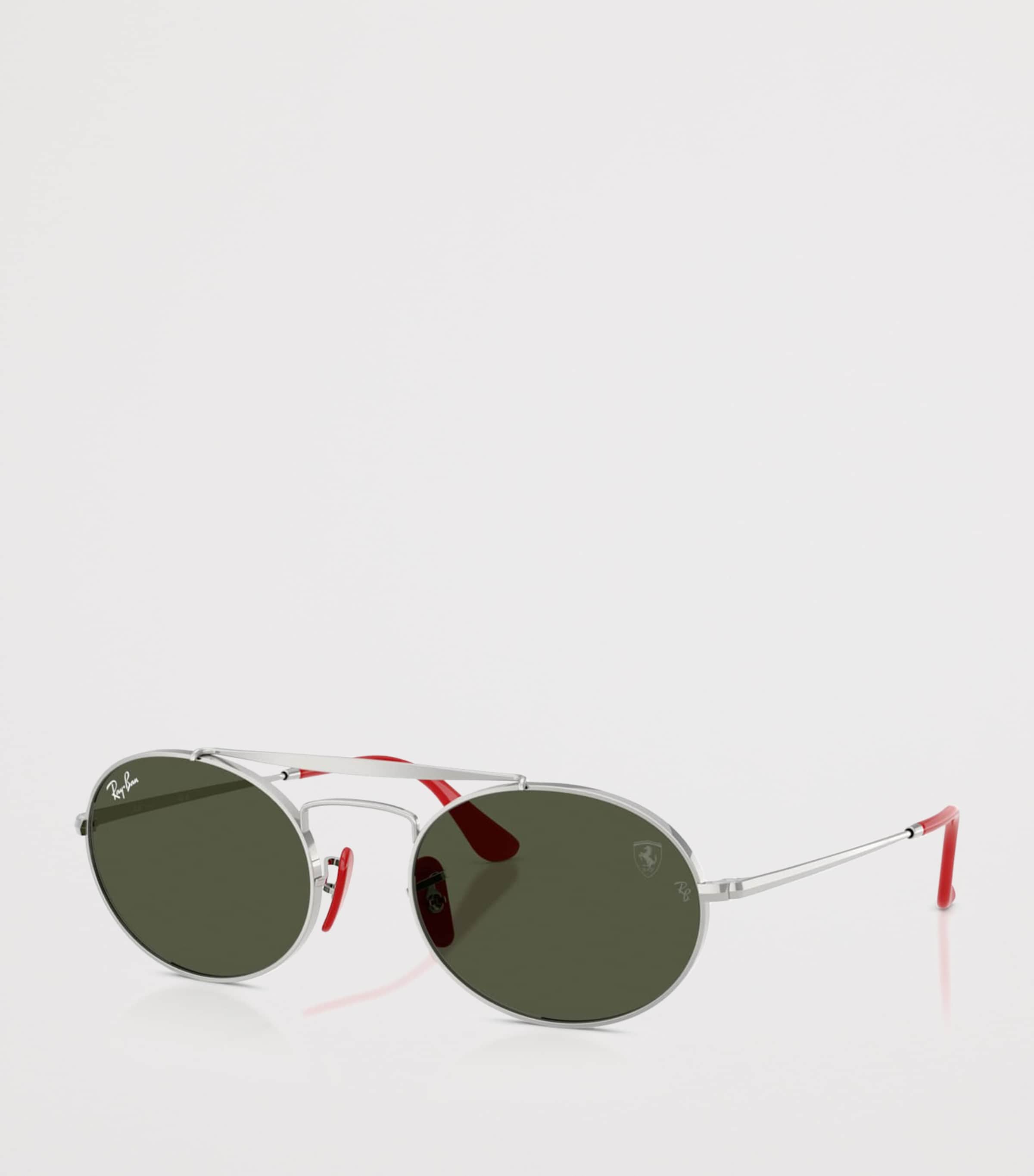 RB3775M Metal Oval Sunglasses F00731 Image 2