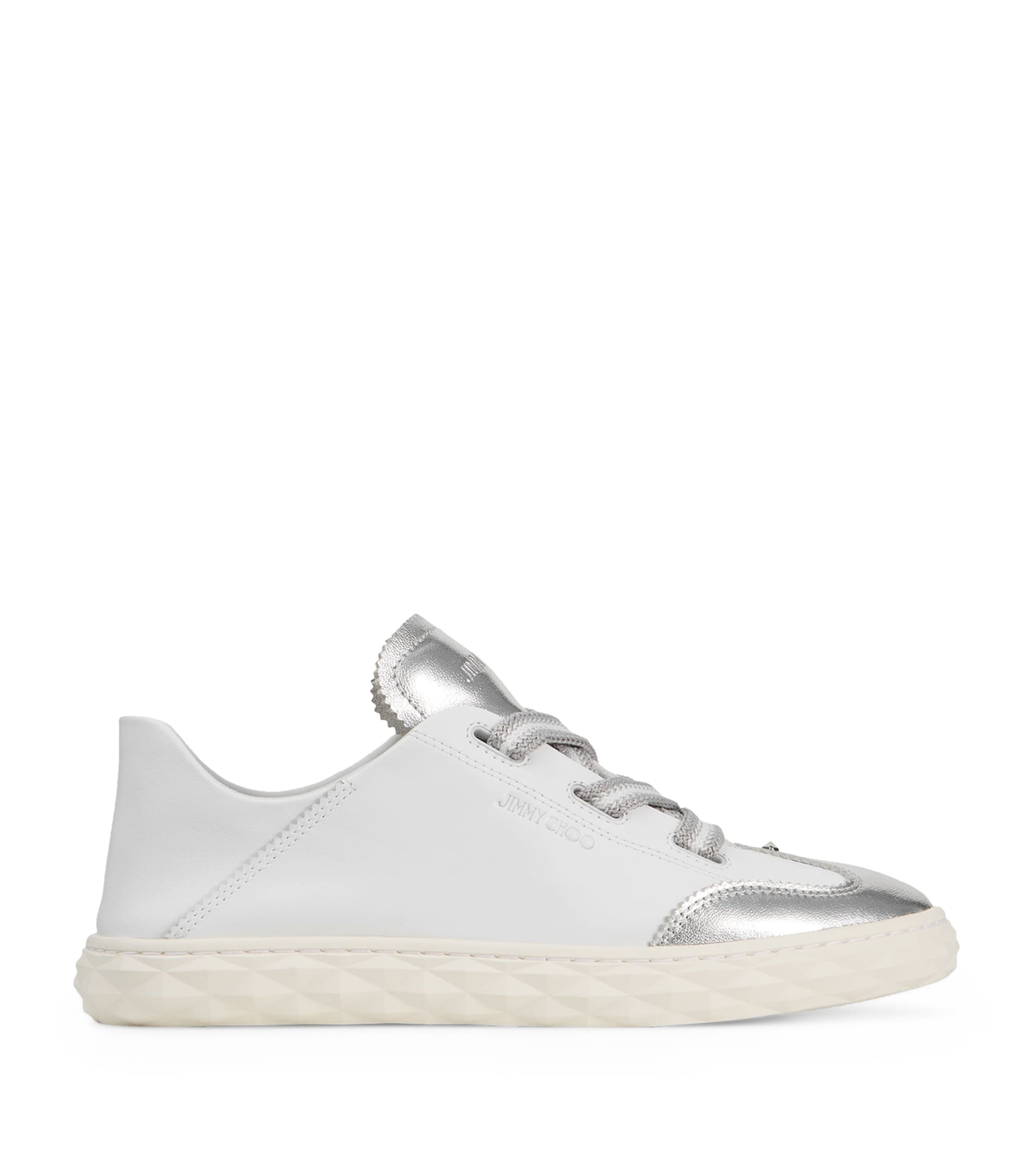 Jimmy Choo Diamond Light Flex F Sneakers In Silver