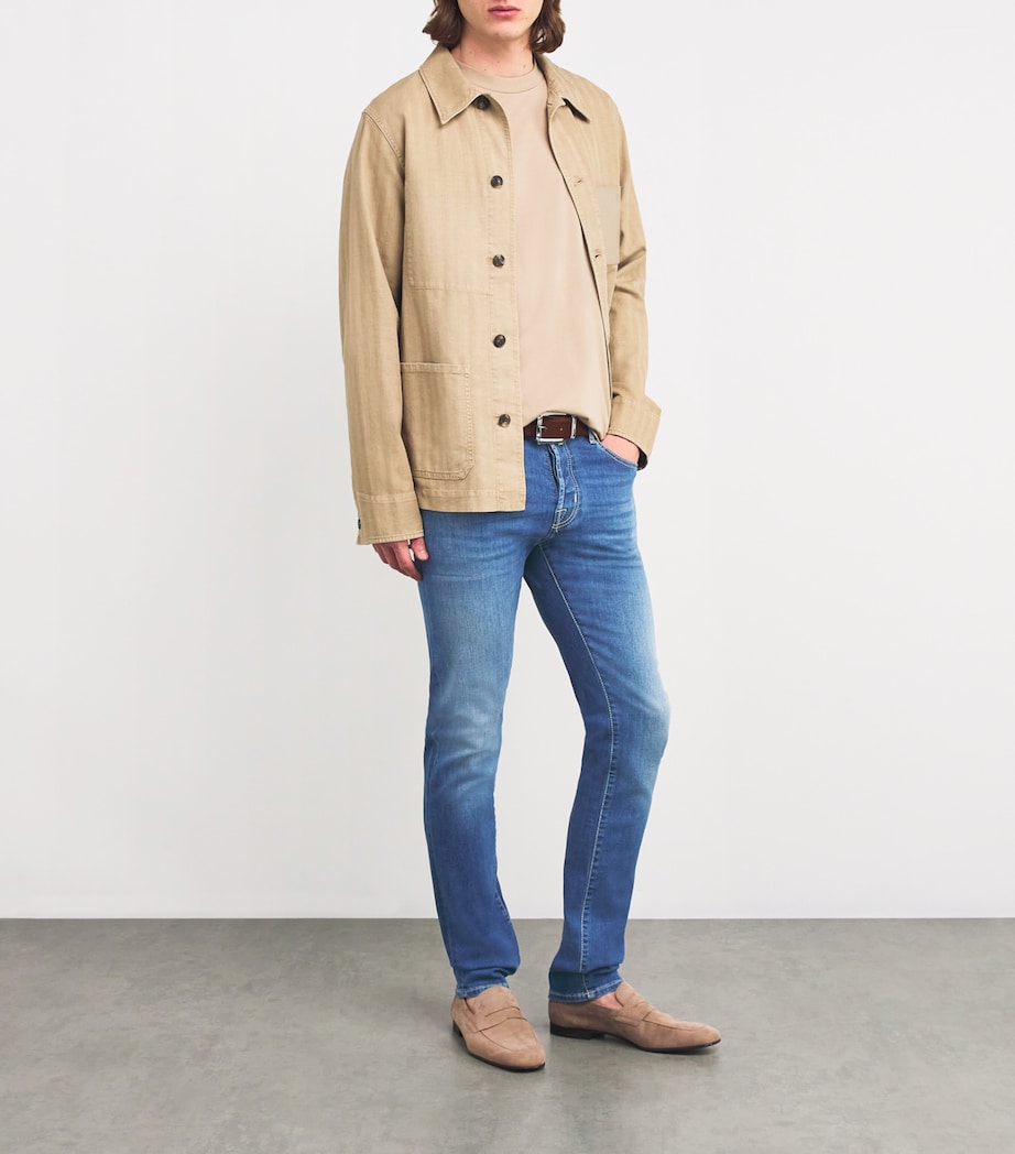 Slim Jeans 096D-BLUE Image 2