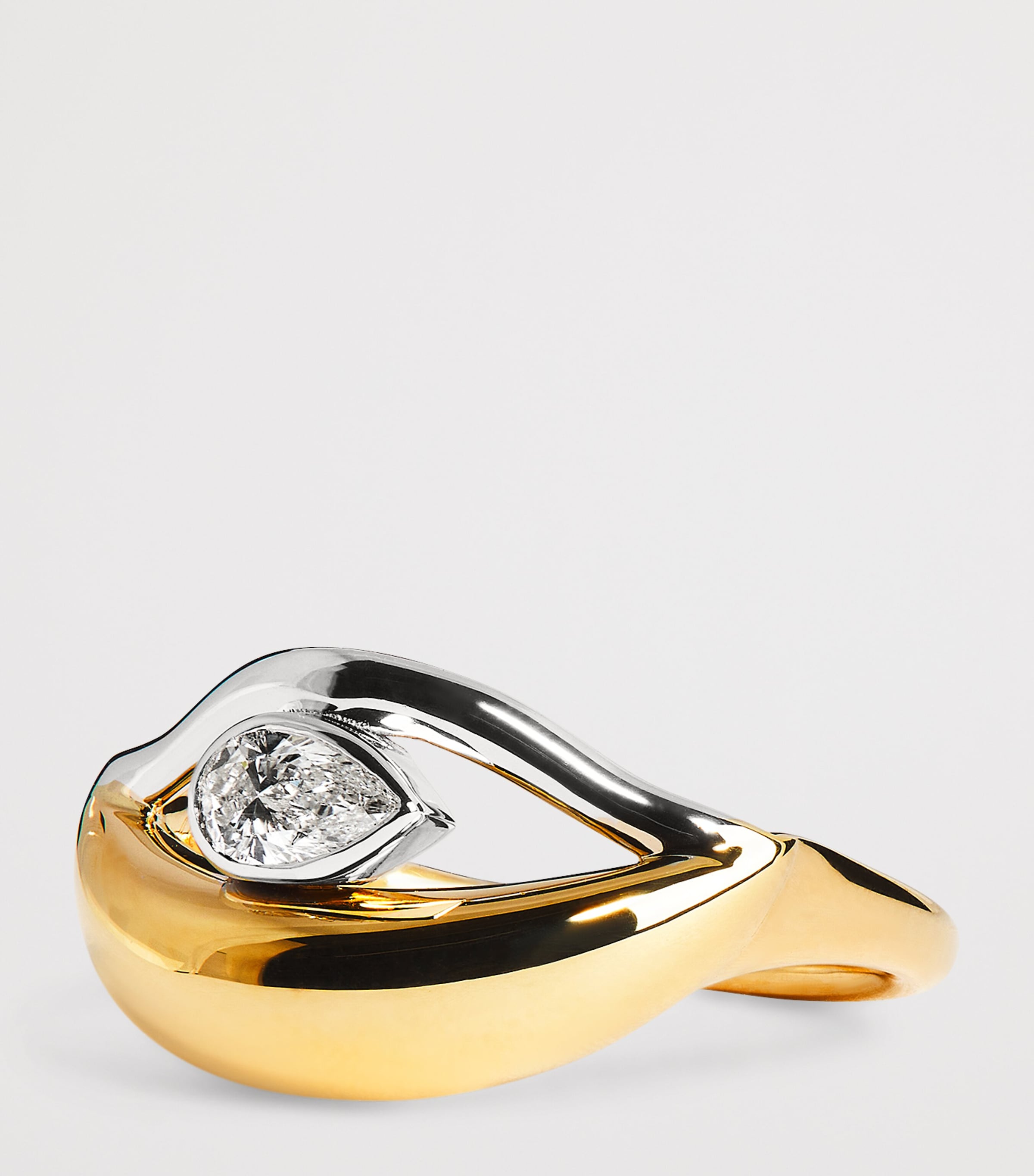 Mixed Gold and Diamond Salvatore Lot N*93 Ring (Size 46) MIXED GOLD Image 5