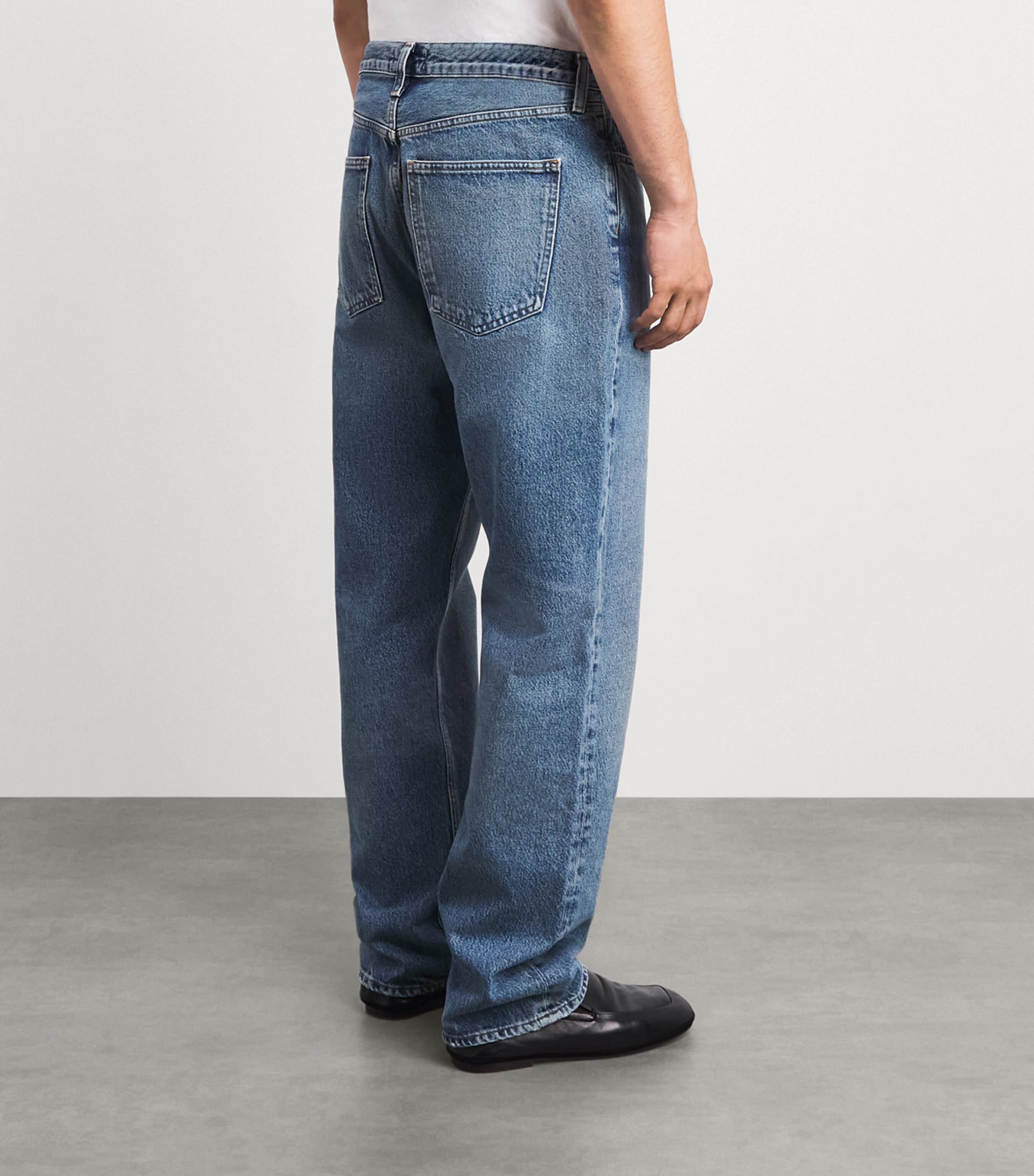 AGOLDE Mens 90's Straight Jeans Friction Image 5