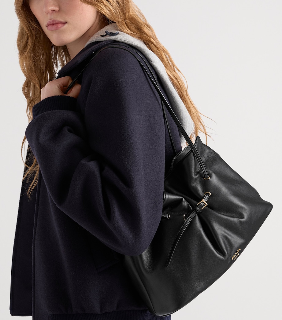 Prada Large Nappa Leather Dada Shoulder Bag Image 6