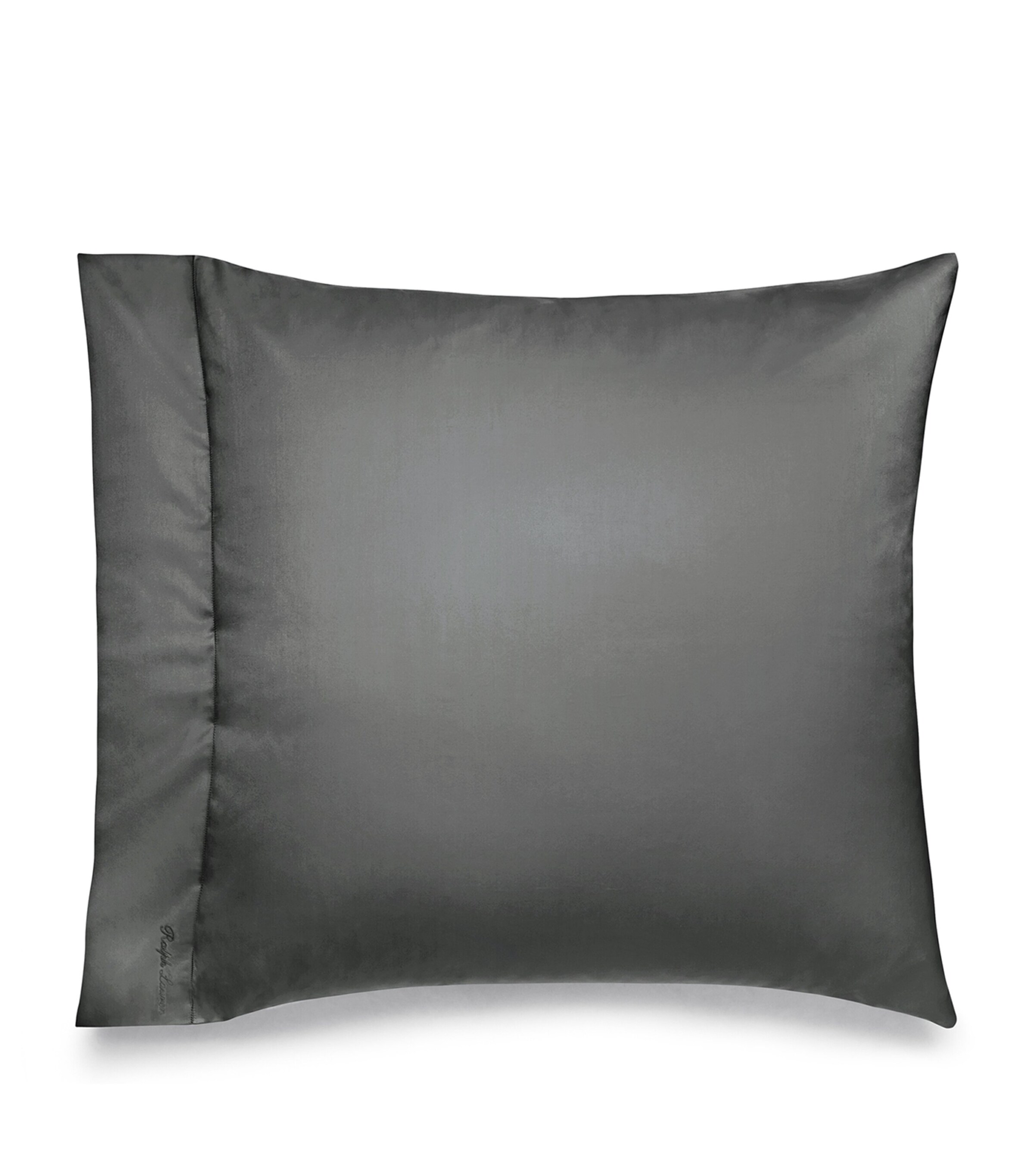 Langdon Square Pillowcase Pair (65cm x 65cm) GRAPHITE Image 2