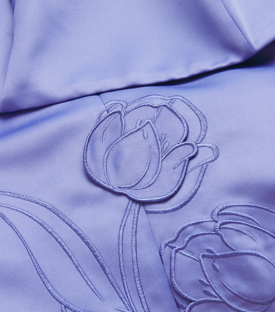 Floral-Appliqué Rayna Maxi Dress MOONLIGHT Image 5