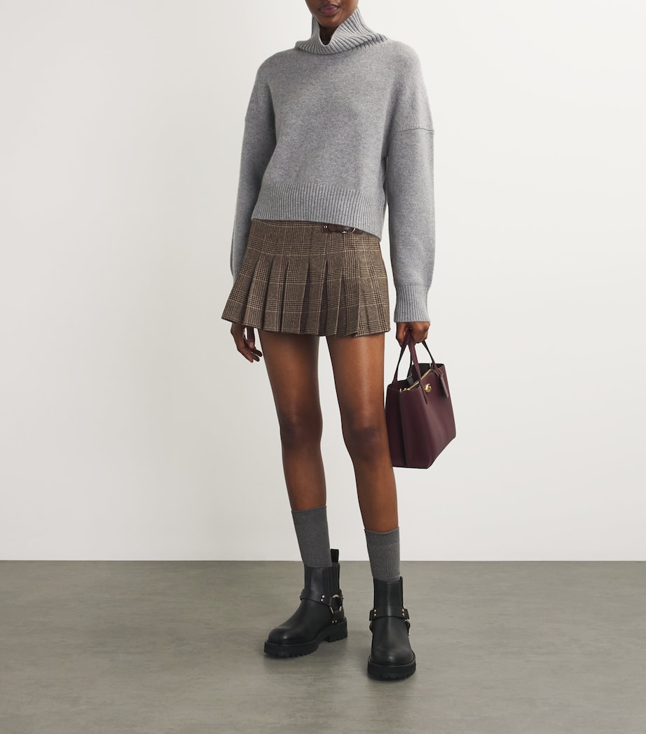 Cashmere-Blend Rollneck Sweater GREY Image 2