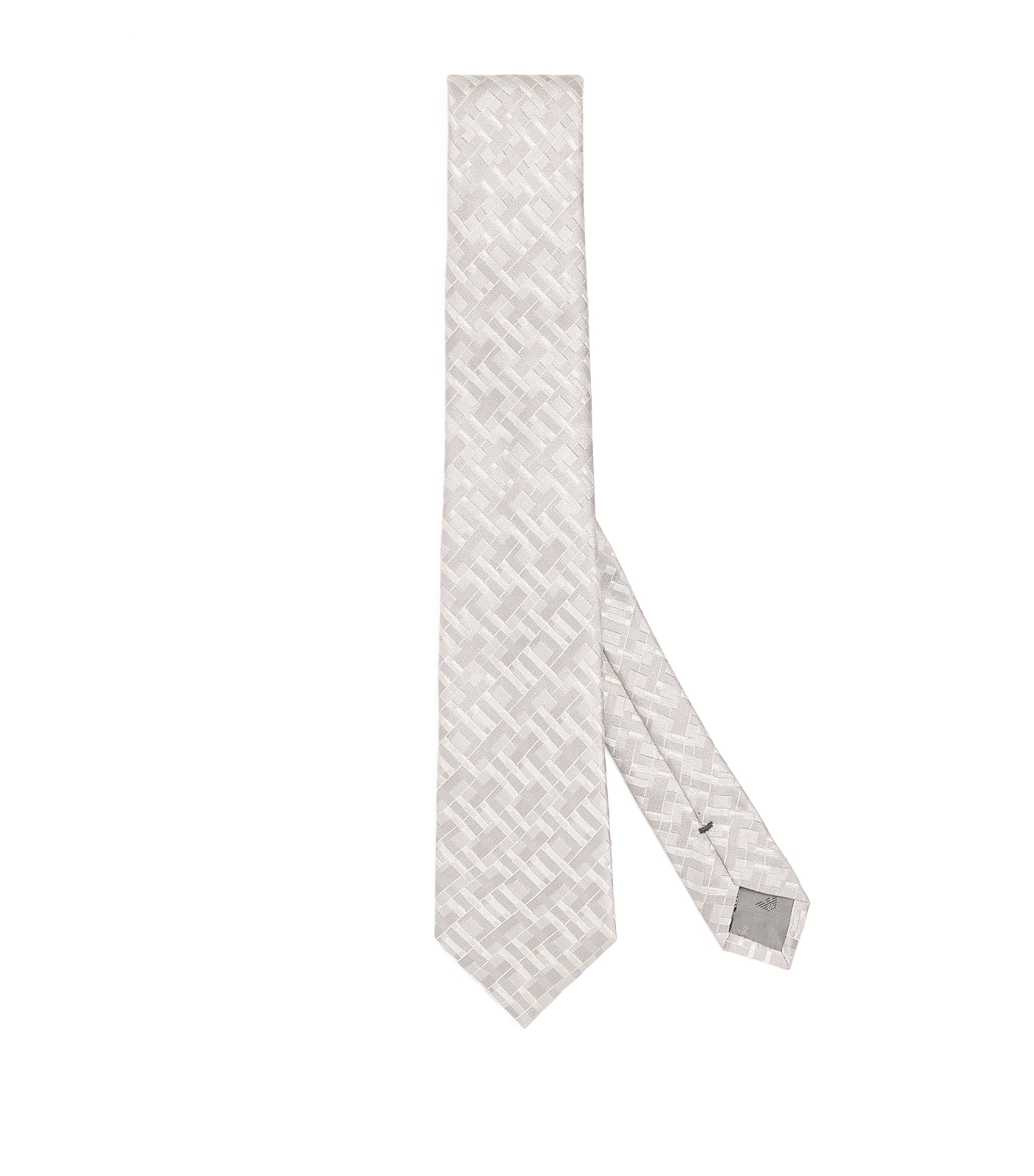 Emporio Armani Mens Silk Jacquard Tie Image 1