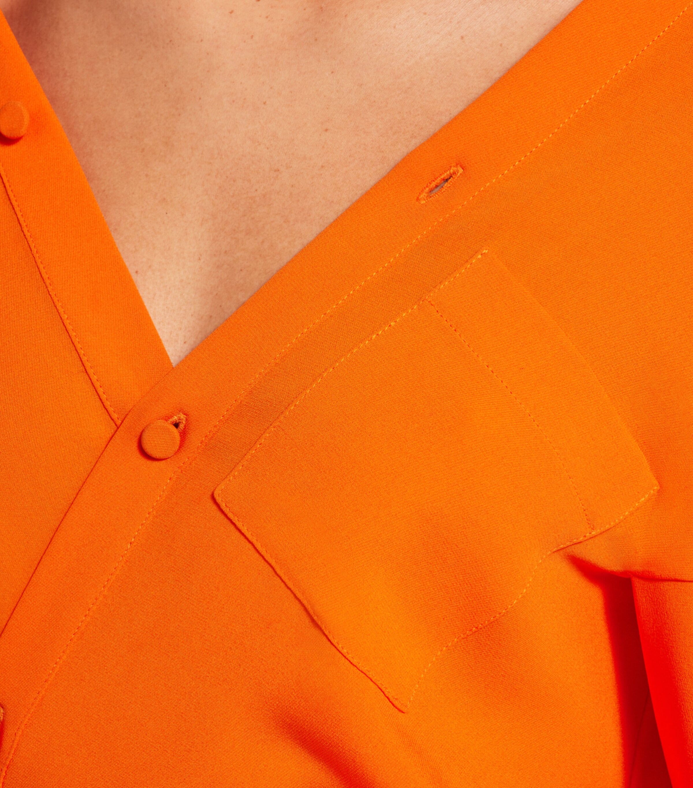 Balenciaga Womens Silk Maxi Shirt Dress Image 6