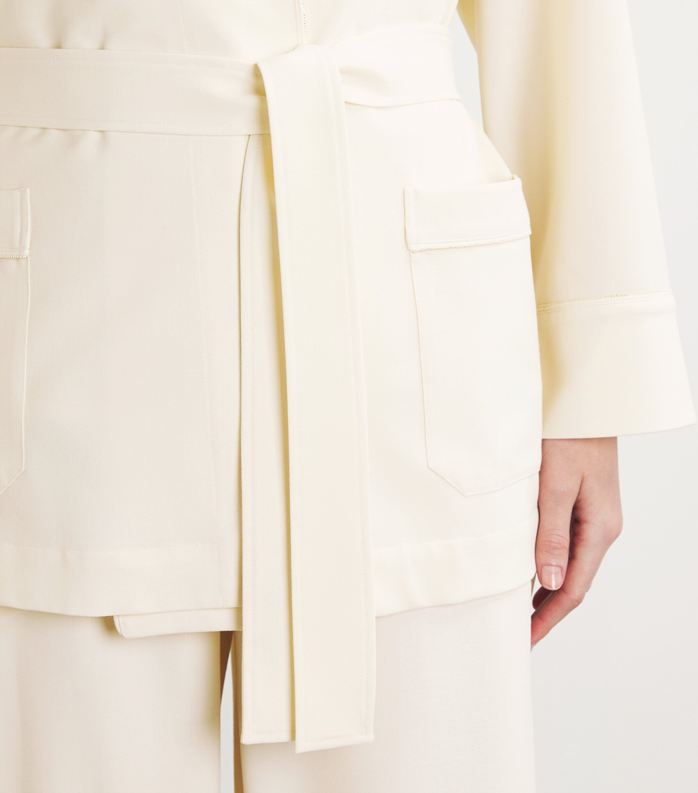 Fabiana Filippi Womens Burro Wrap Jacket Burro Image 6
