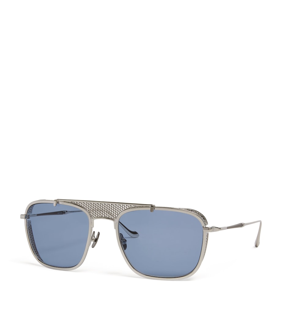 Crossbar Aviator Sunglasses PALLADIUM WHITE Image 3