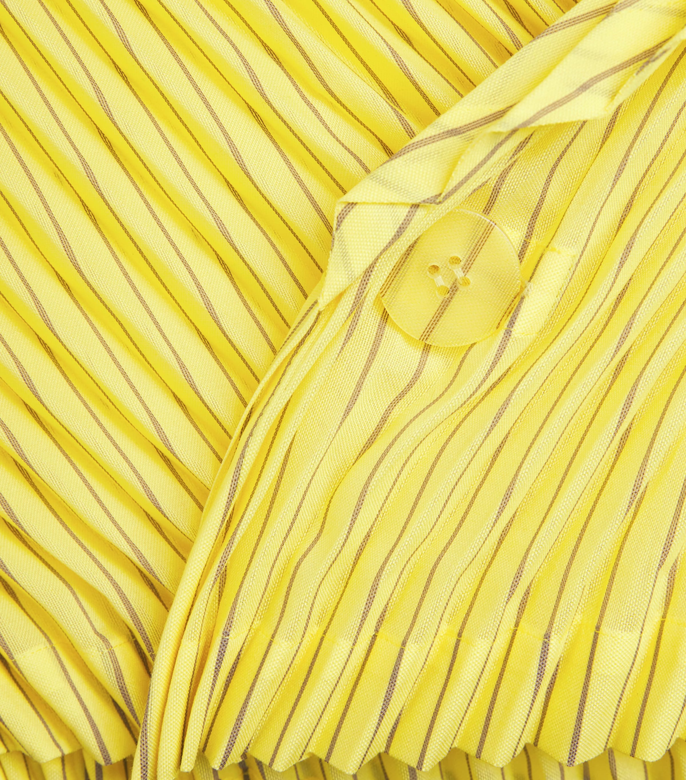 Hand Pleats Stripe Jacket YELLOW-HUED Image 5