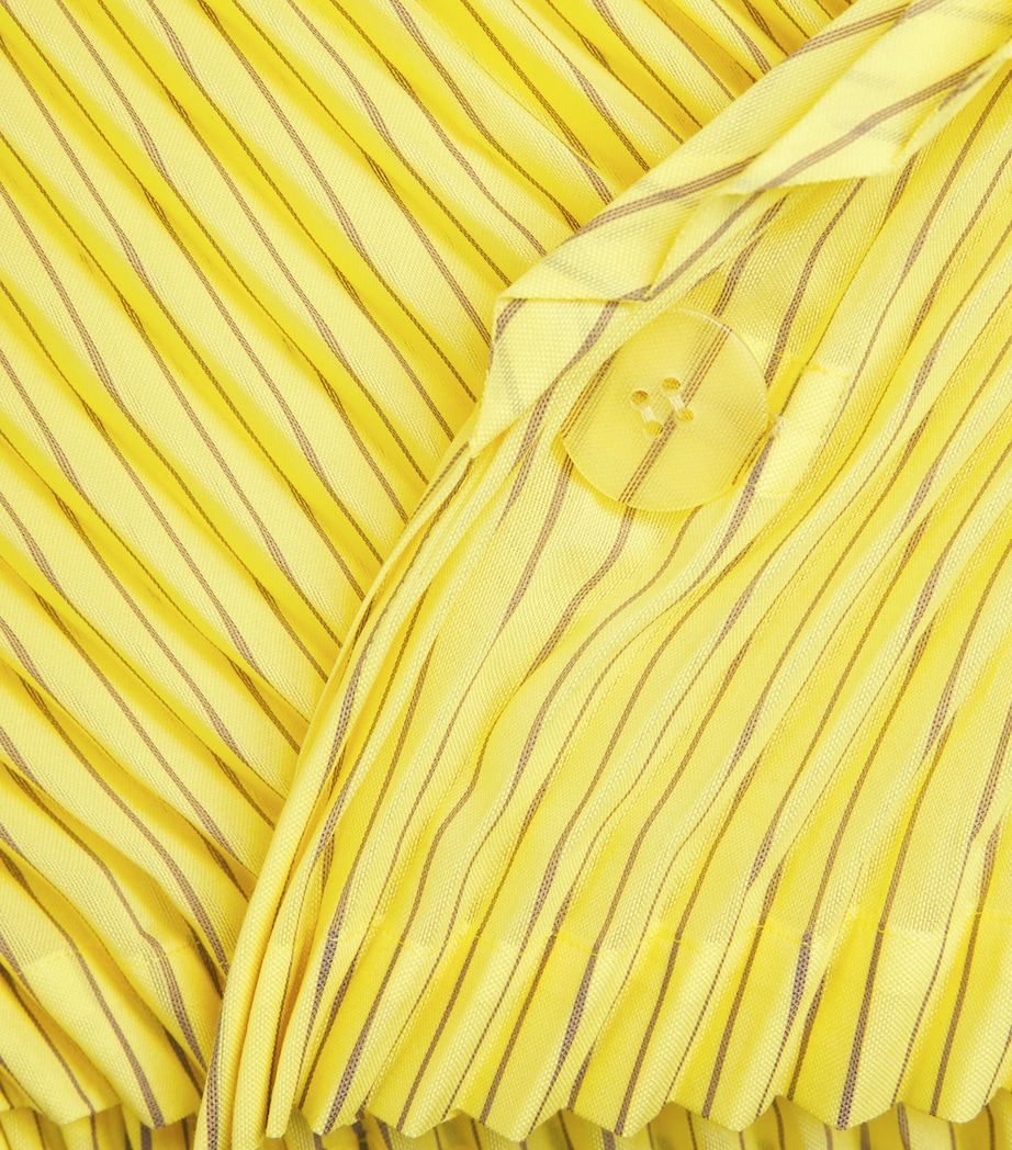 Hand Pleats Stripe Jacket YELLOW-HUED Image 5