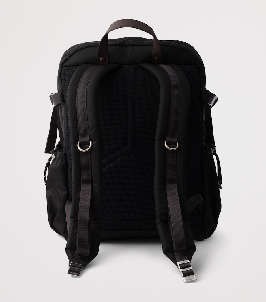 Prada Re-Nylon and Leather Drawstring Backpack Image 4