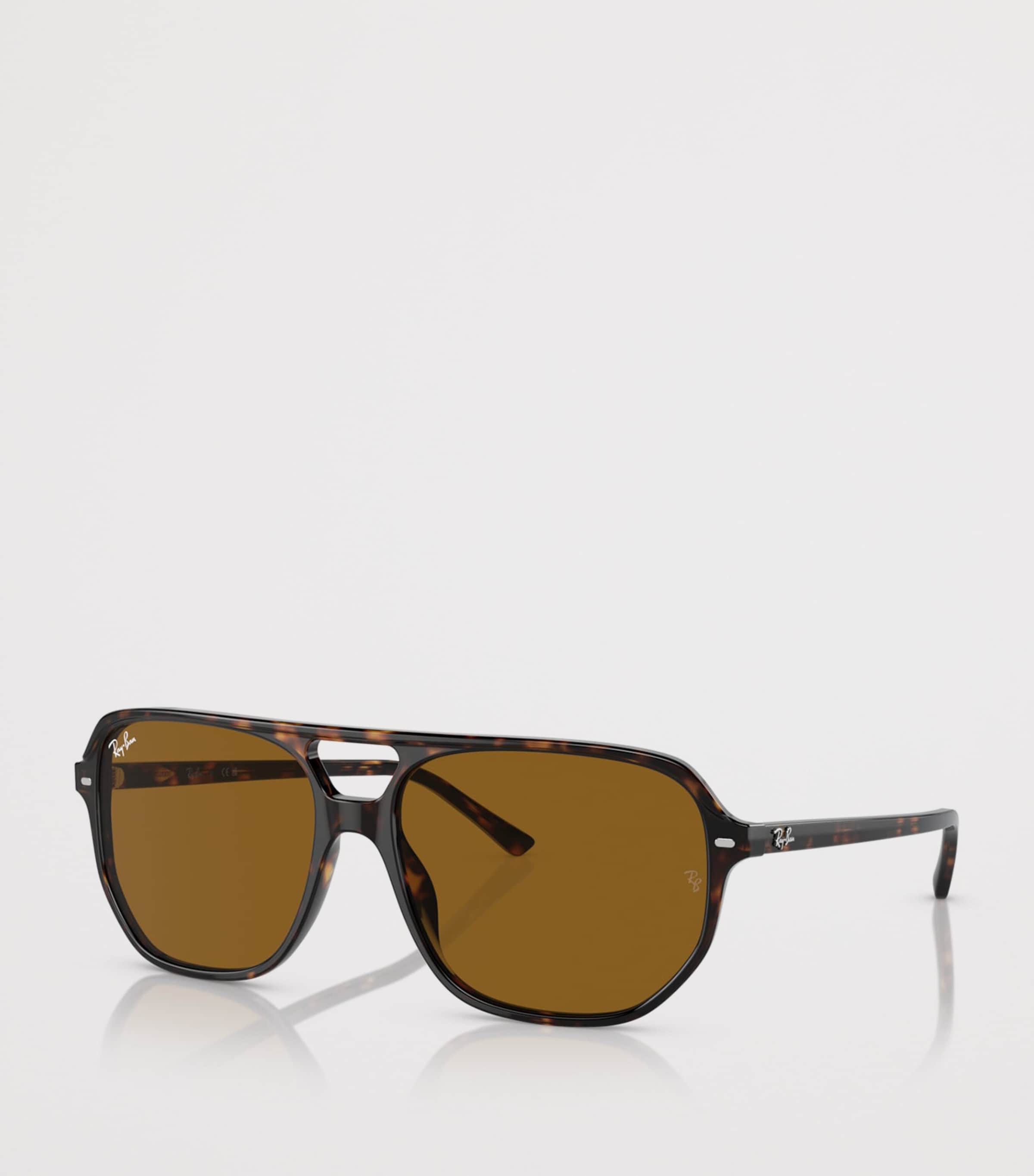 Ray-Ban Tortoiseshell Bill One Square Sunglasses Brown Image 2