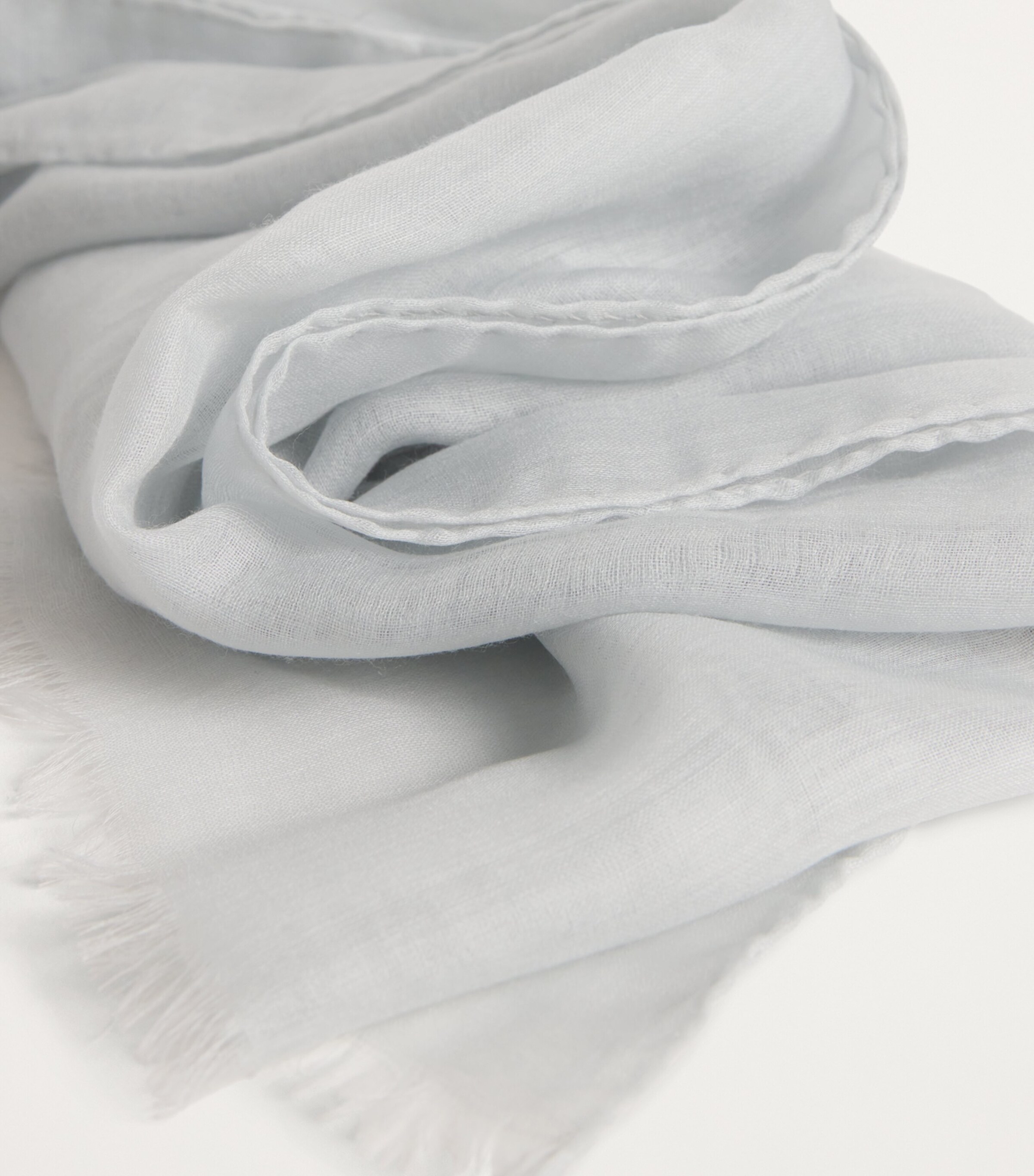 Agnona Womens Cashmere Scarf Sky Image 3