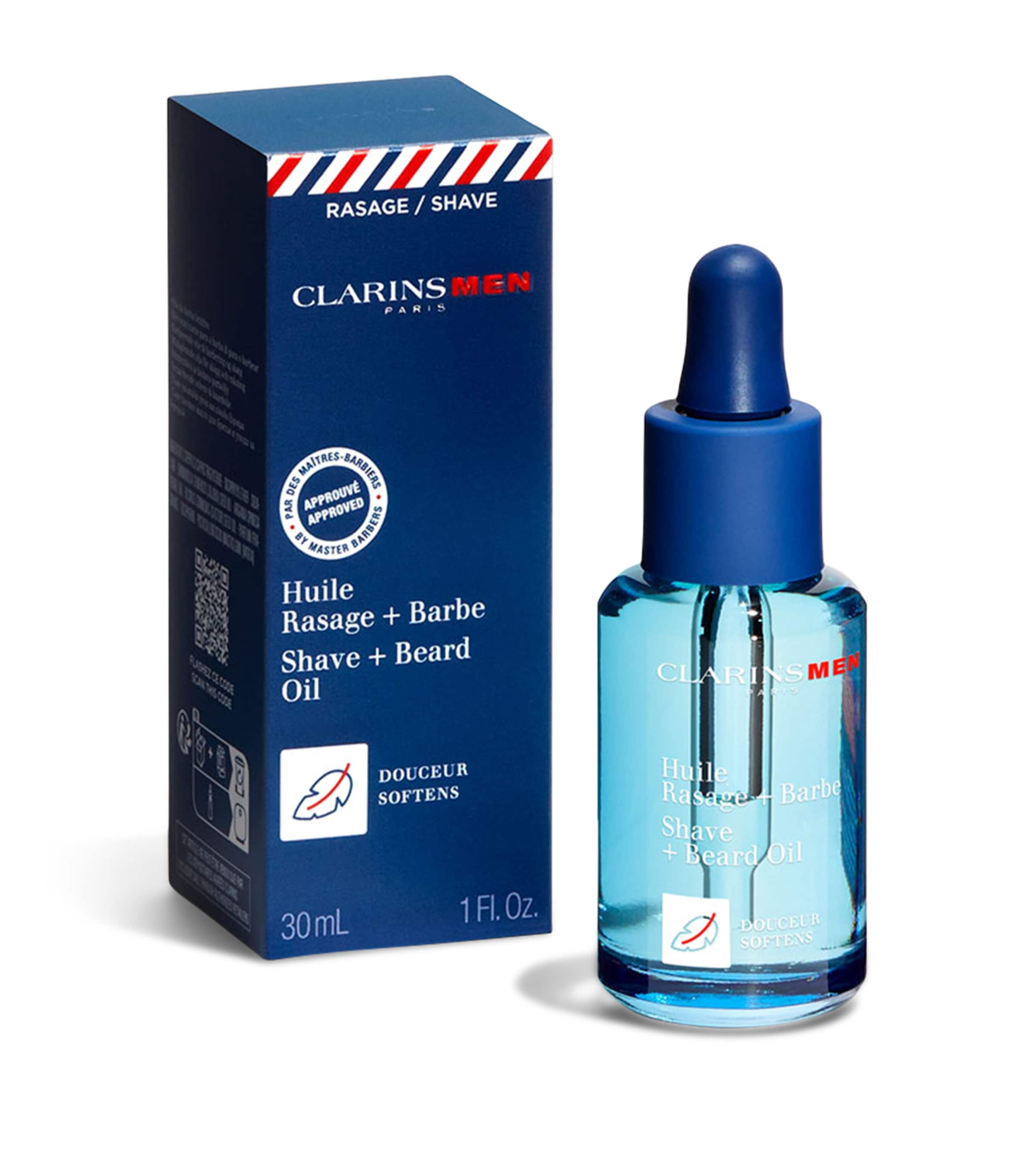 ClarinsMen Shave and Beard Oil (30ml) NO COLOUR Image 6