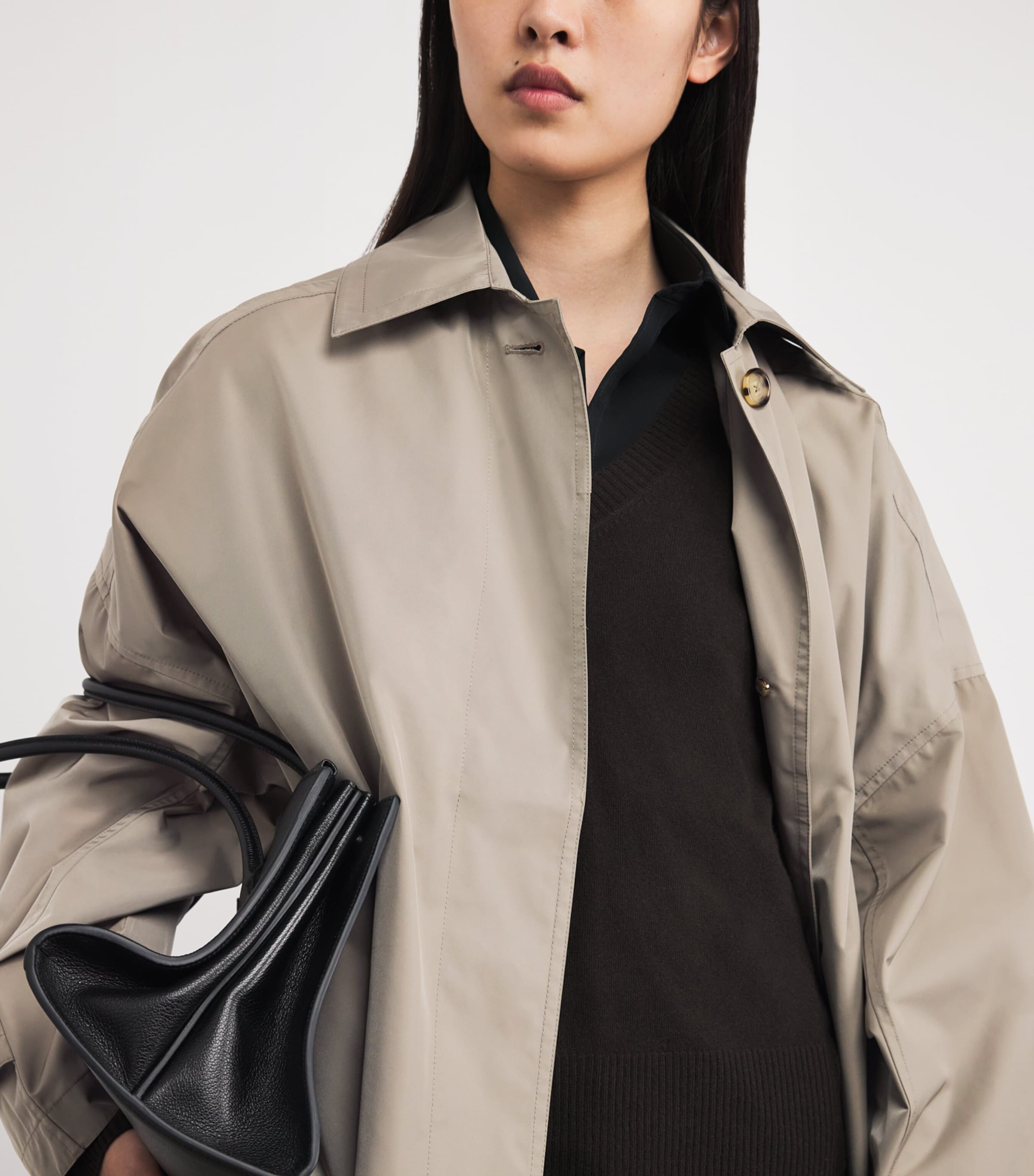 Trench Car Coat 079 TAUPE Image 6