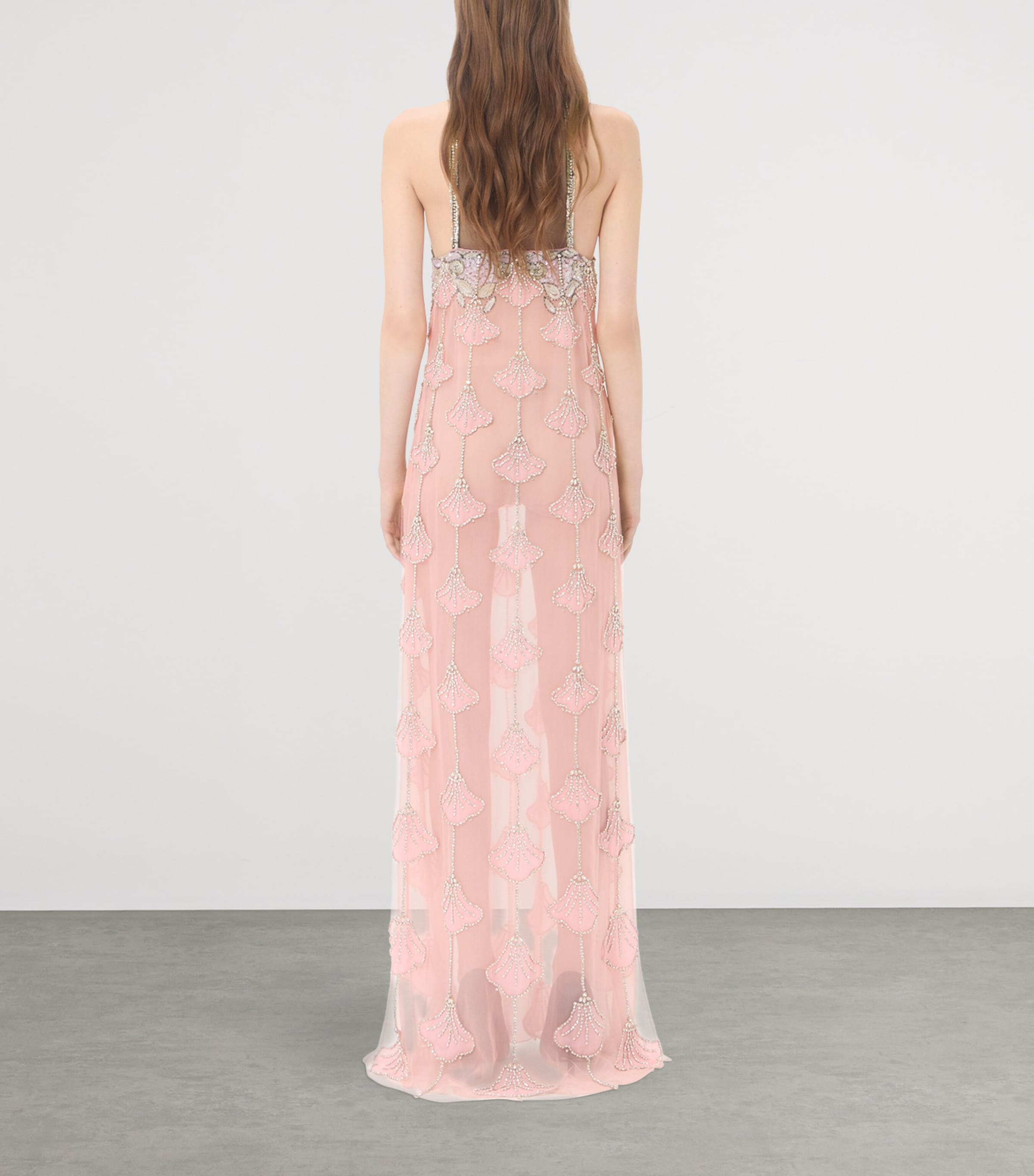 Valentino Womens Embellished Tulle Gown Cuz Image 4