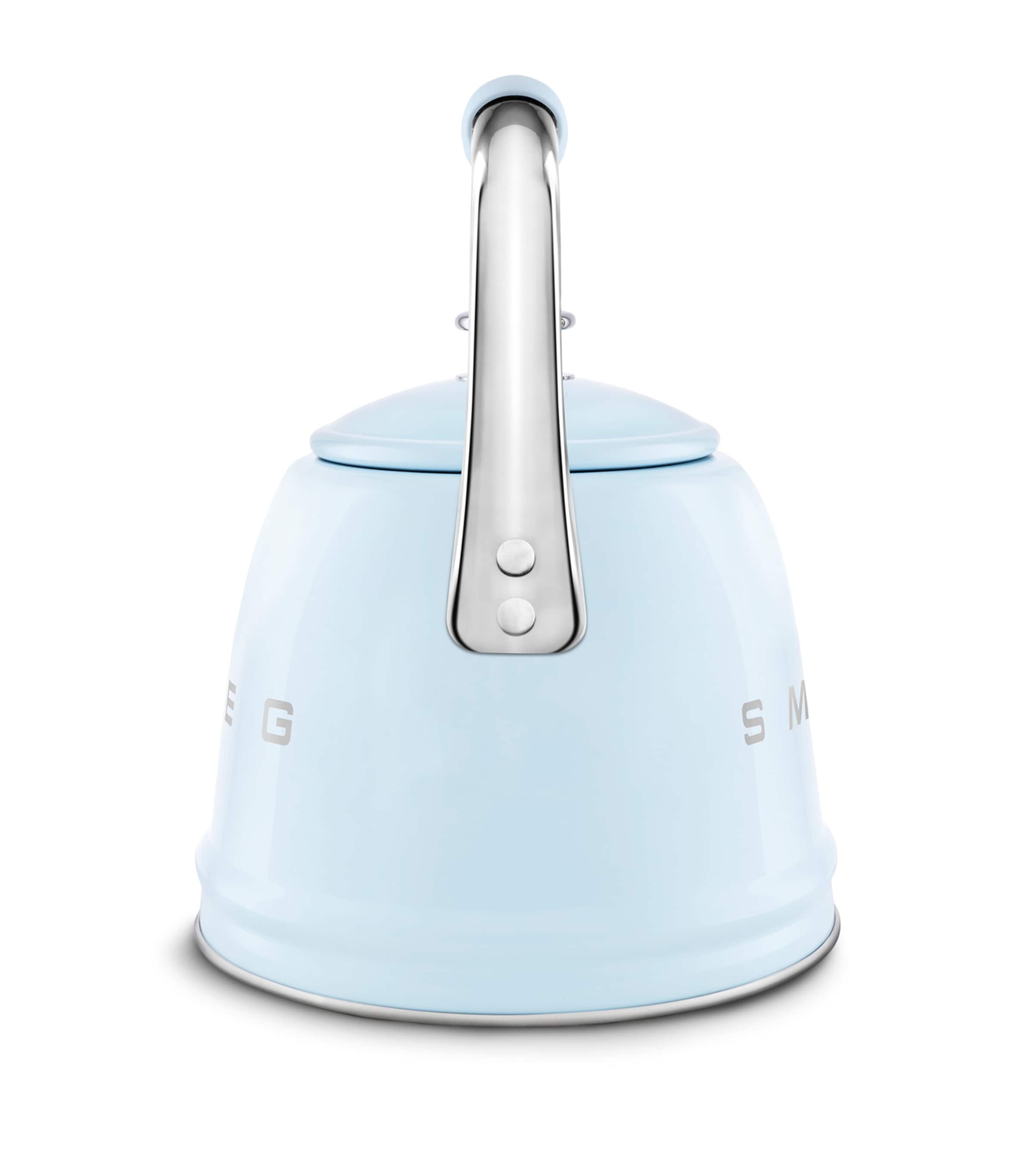 Smeg Stovetop Whistling Kettle (2.3L) Pastel Blue Image 4