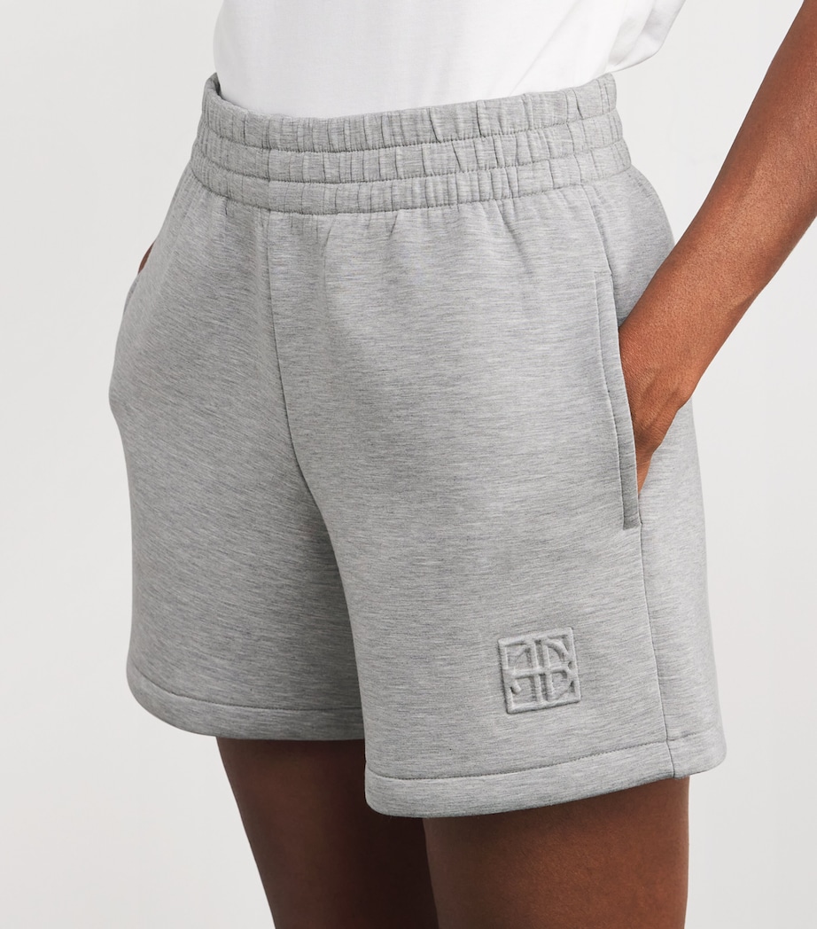 Stretch-Jersey Heather Sweatshorts GREY Image 6