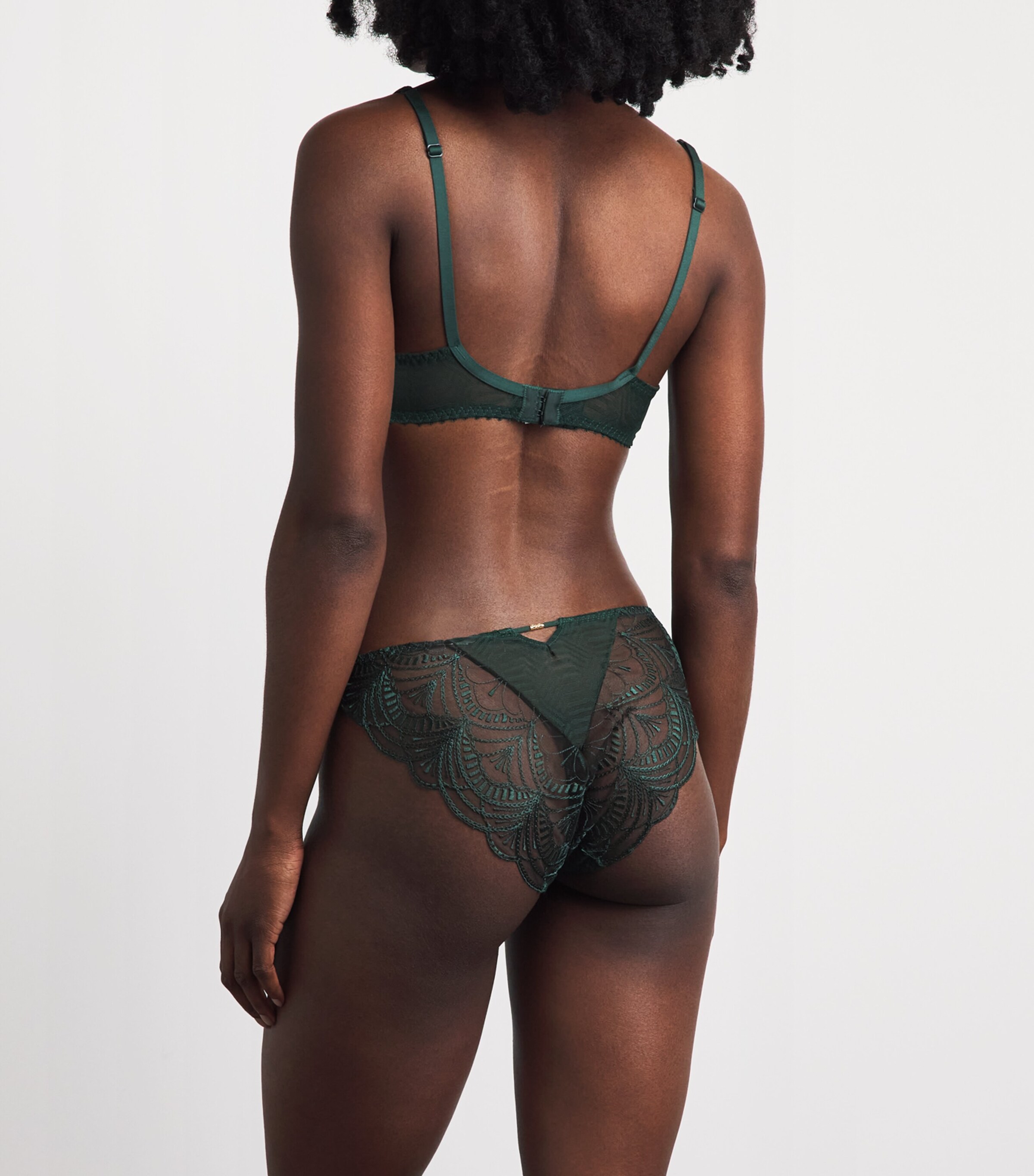 Aubade Womens Vibes Italian Briefs Mysterious Green Image 3