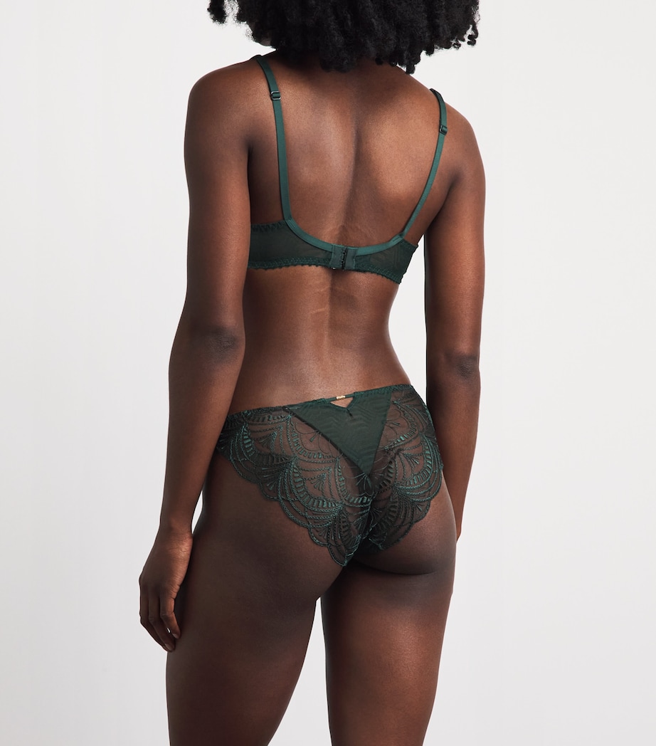 Aubade Womens Vibes Italian Briefs Mysterious Green Image 3