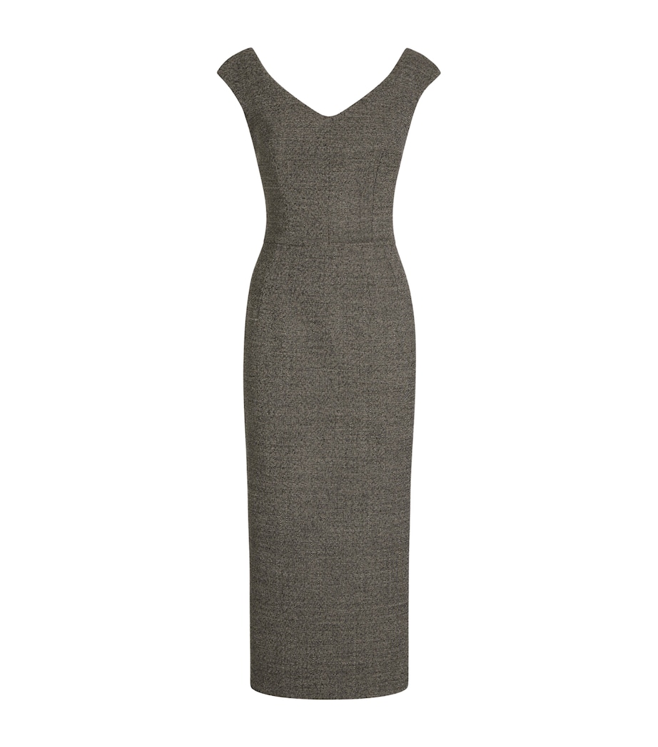 Dolce&Gabbana Womens Wool-Blend Midi Dress Fantasy (not P Image 1