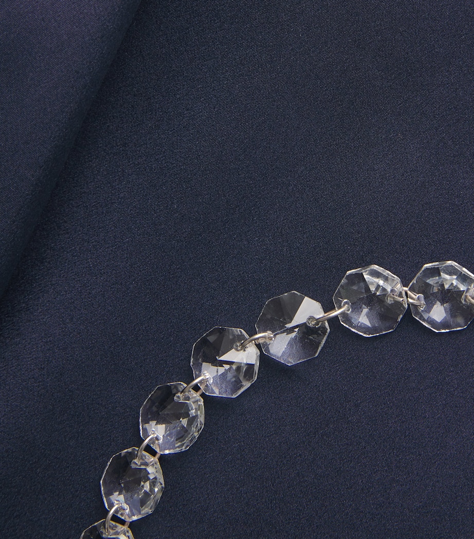 Silk-Crystal Cleo Gown NAVY Image 5