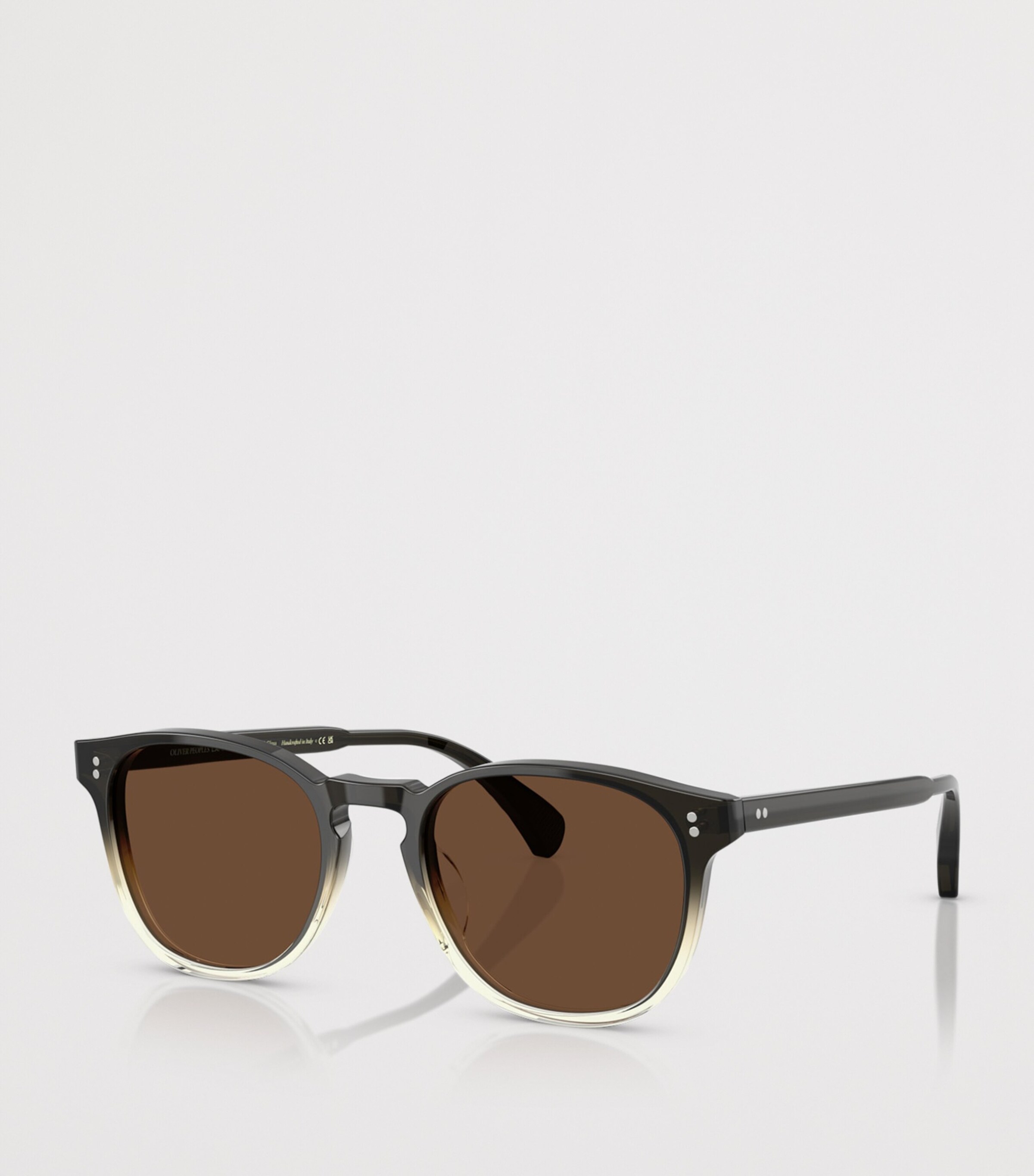 Oliver Peoples Finley Esq. Round Sunglasses Black Image 2