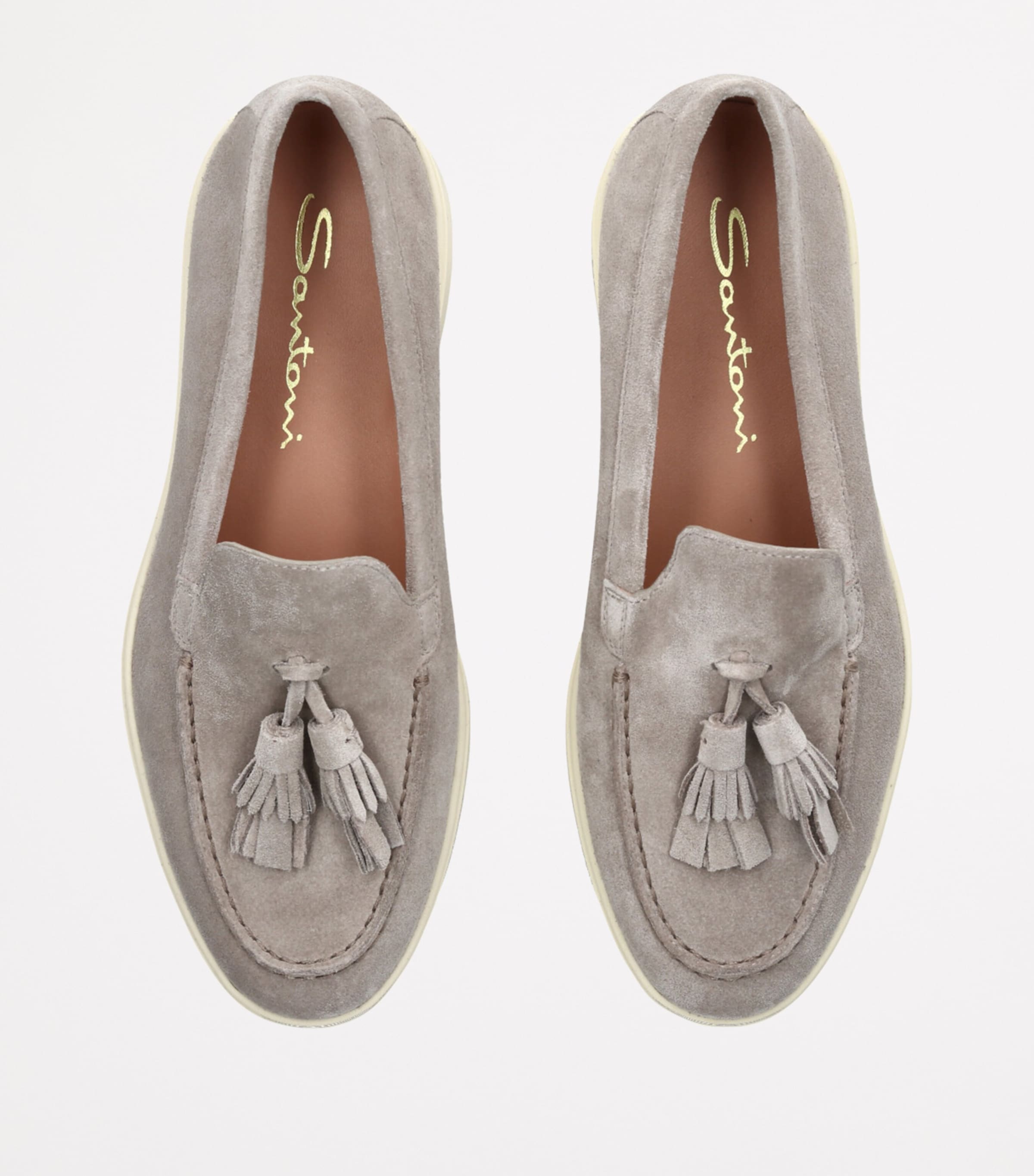 Suede Feudal Loafers MID BROWN Image 4