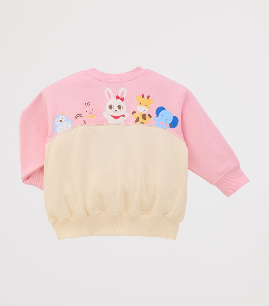 Miki House Cotton Embroidered Sweatshirt (12 Months-5 Years) Image 2