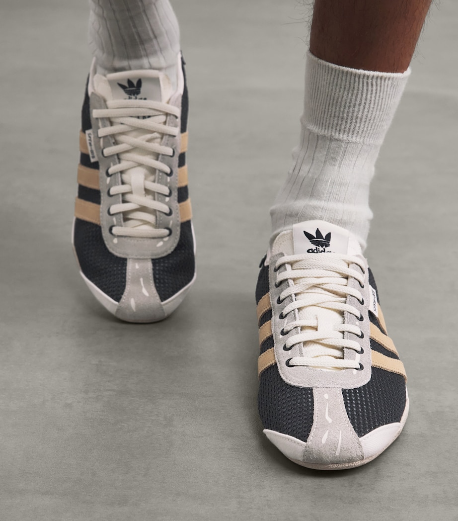 adidas x Song for the Mute Tokyo Sneakers Core Black/beig/gold Image 2