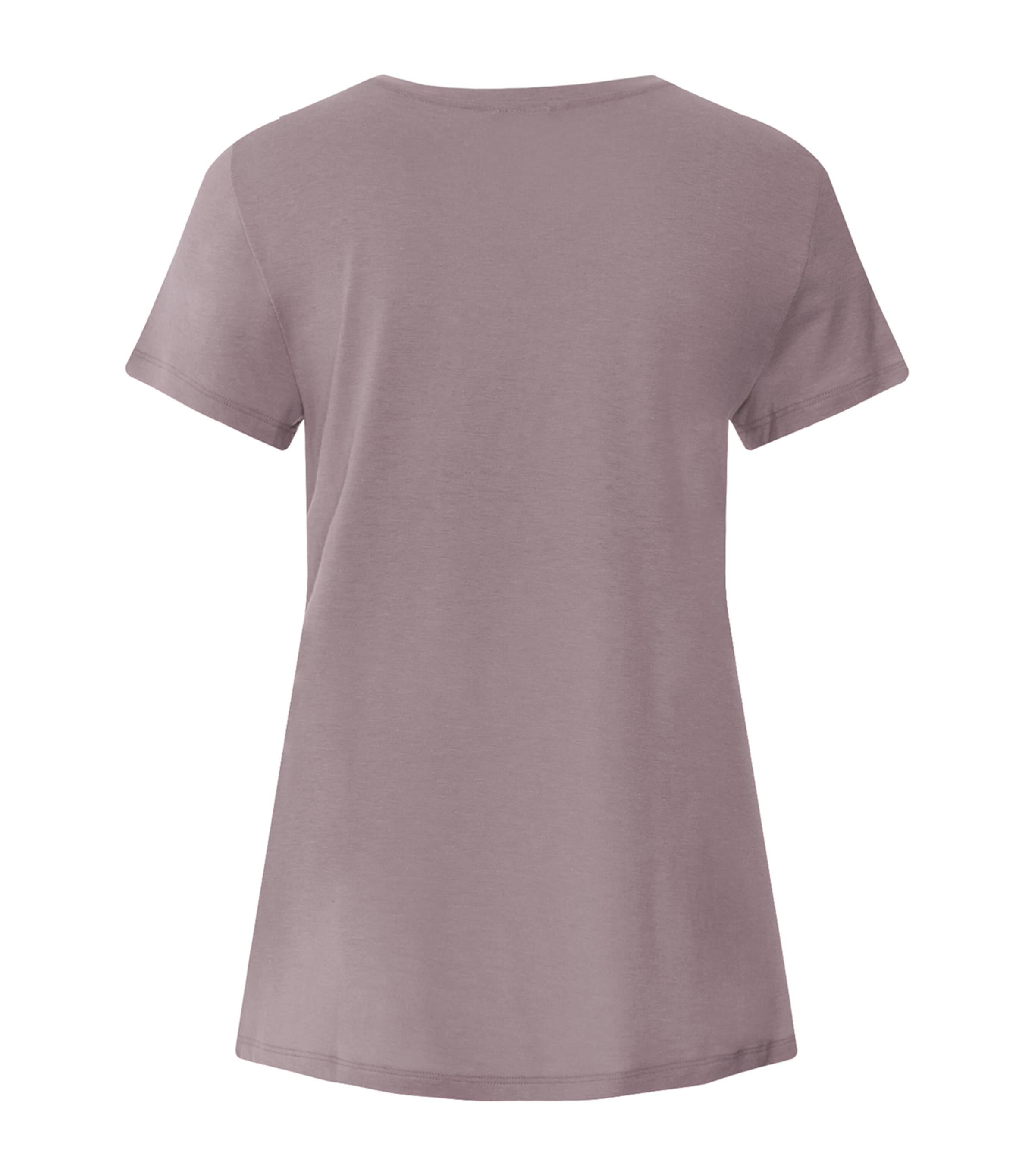 Hanro Womens Sleep & Lounge T-Shirt Stormy Rose Image 3