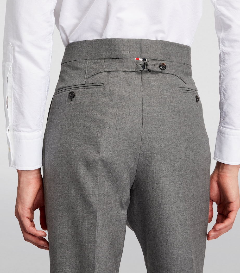 Wool Tailored Trousers MED GREY Image 7