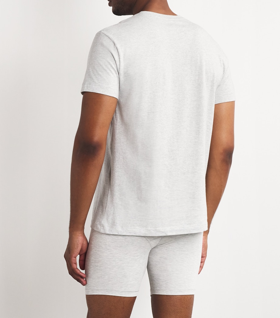 Cotton T-Shirt LIGHT HEATHER GREY Image 3