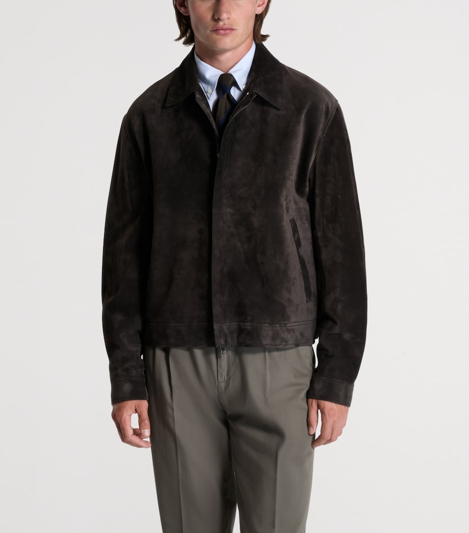 Dunhill Mens Suede Jacket Image 4
