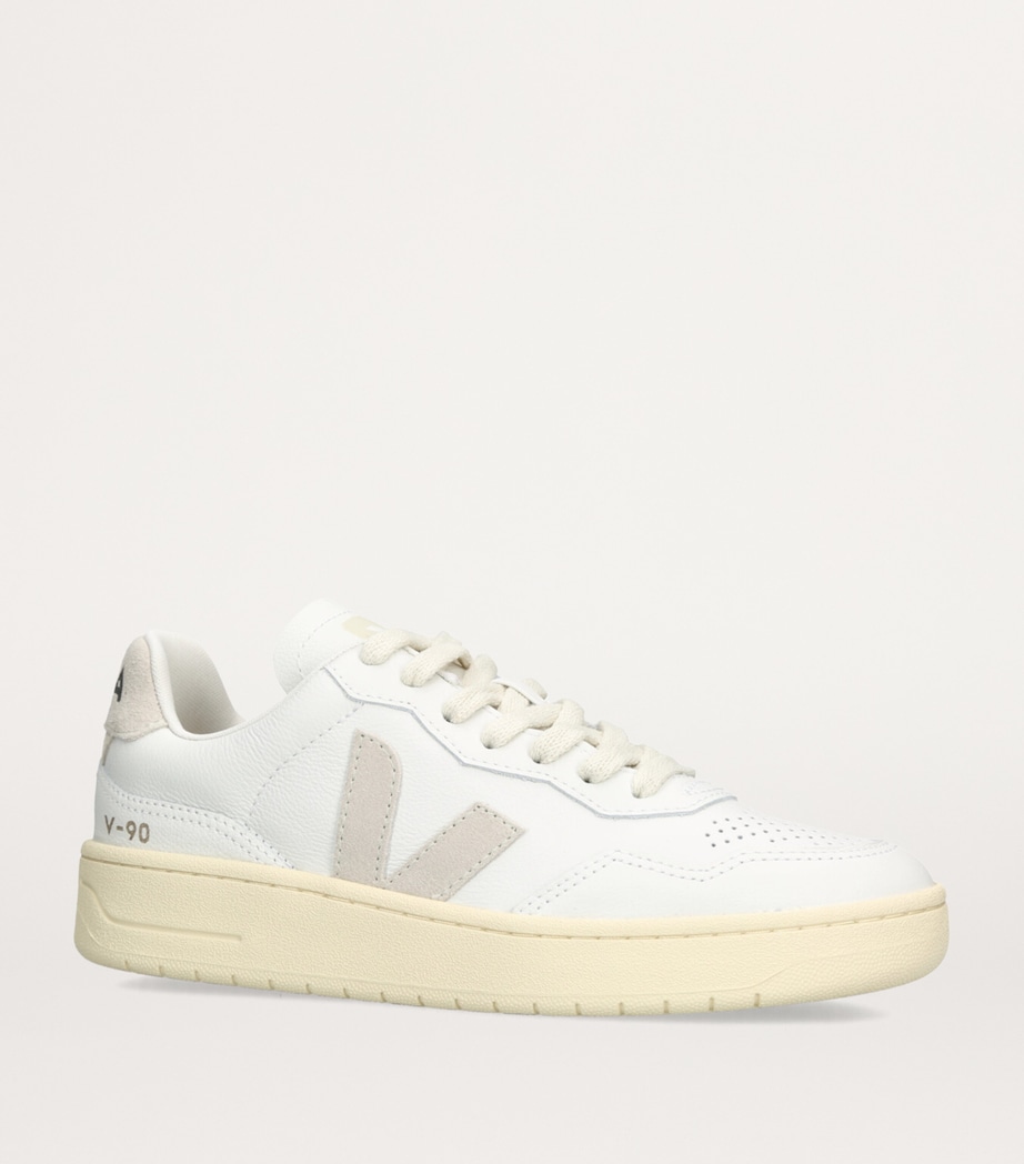 Leather V-90 Sneakers WHITE/OTH Image 3