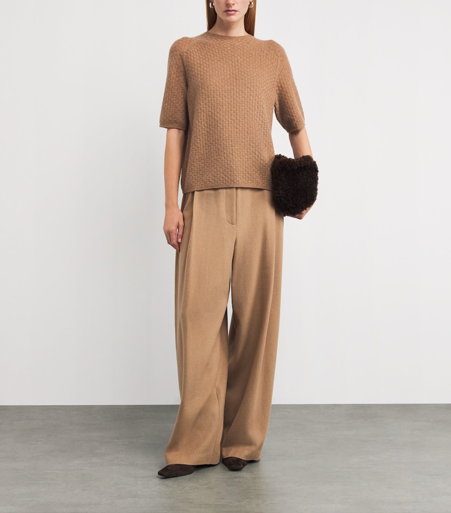 Cashmere Saddle-Shoulder Sweater 0005807 CAMMLLO MLNG Image 2